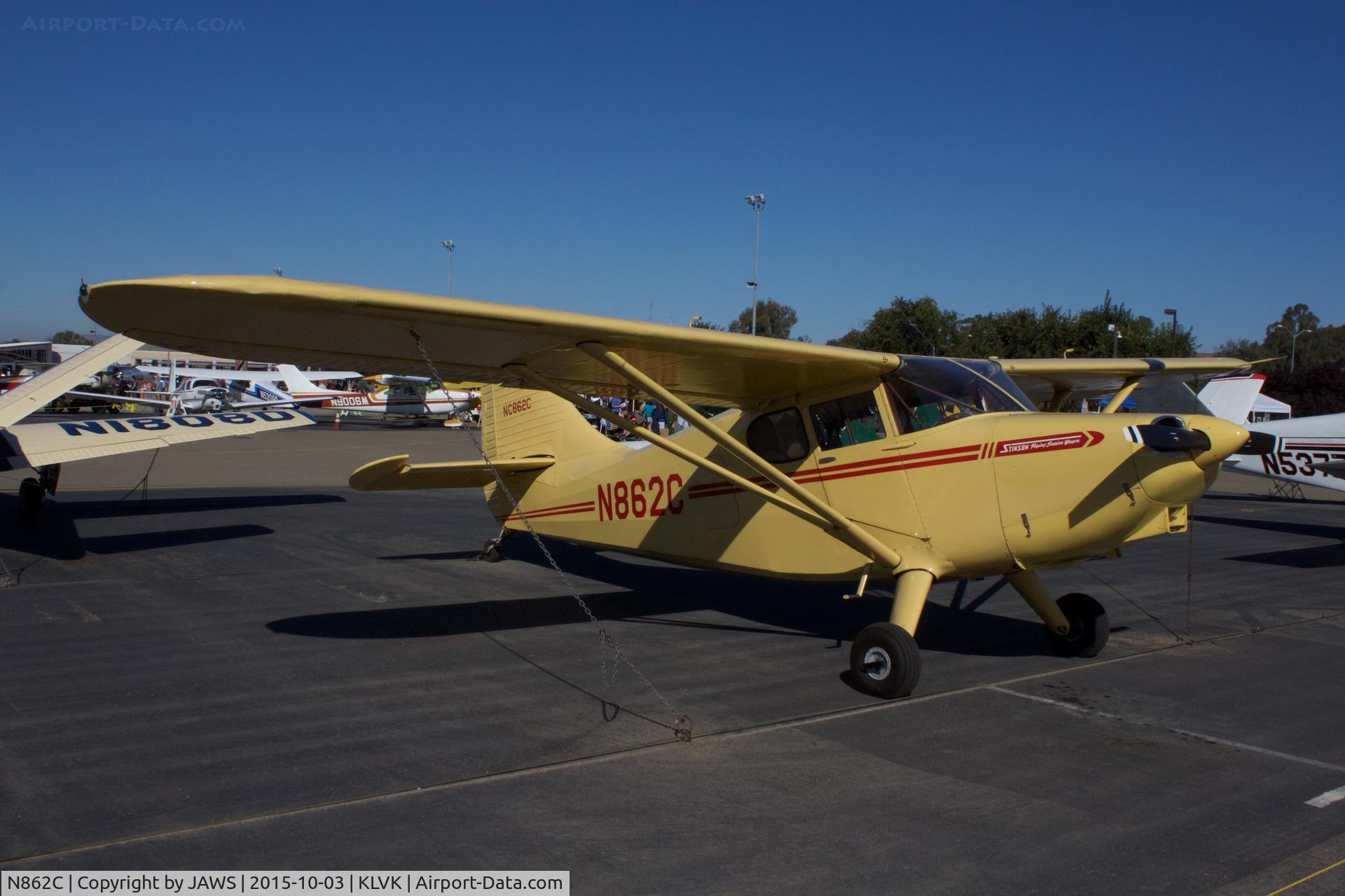 N862C, 1947 Stinson 108-3 Voyager C/N 108-3862, N862C Stinson 108-3 at KLVK