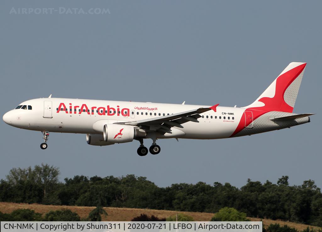 CN-NMK, 2011 Airbus A320-214 C/N 4806, Landing rwy 14R in new c/s