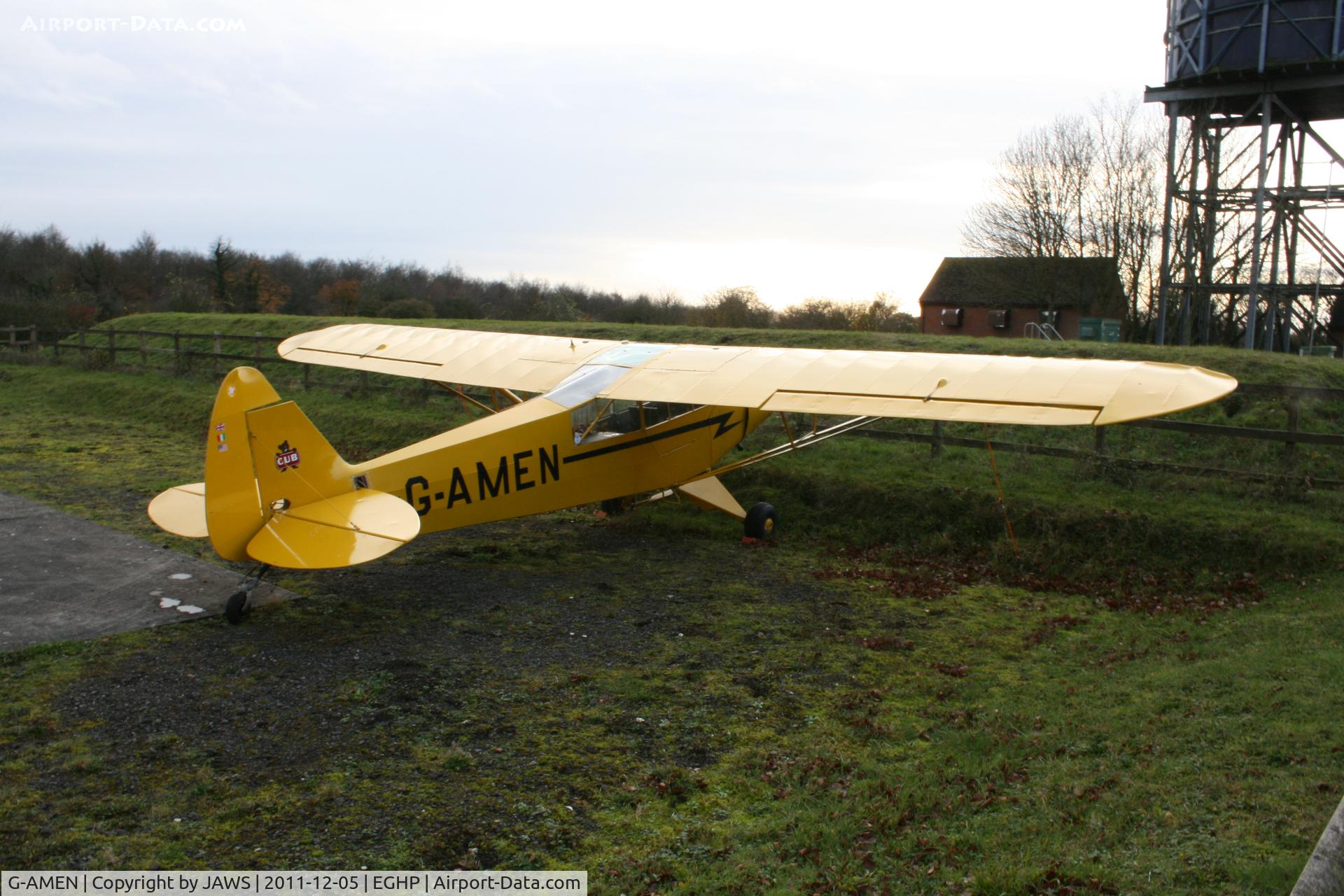 G-AMEN, 1952 Piper L-18C Super Cub C/N 18-1998, G-AMEN Piper L-18C Super Cub at EGHP-Popham Airfield