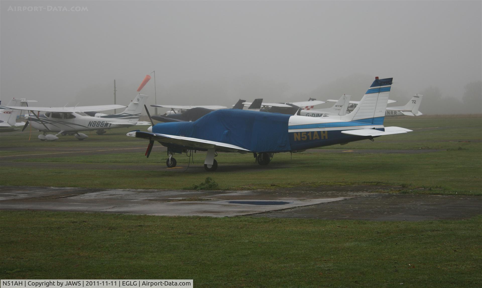 N51AH, 1984 Piper PA-32R-301 C/N 32R-8413017, N51AH Piper PA-32R-301 Cherokee Six at EGLG-Panshanger Airfield
