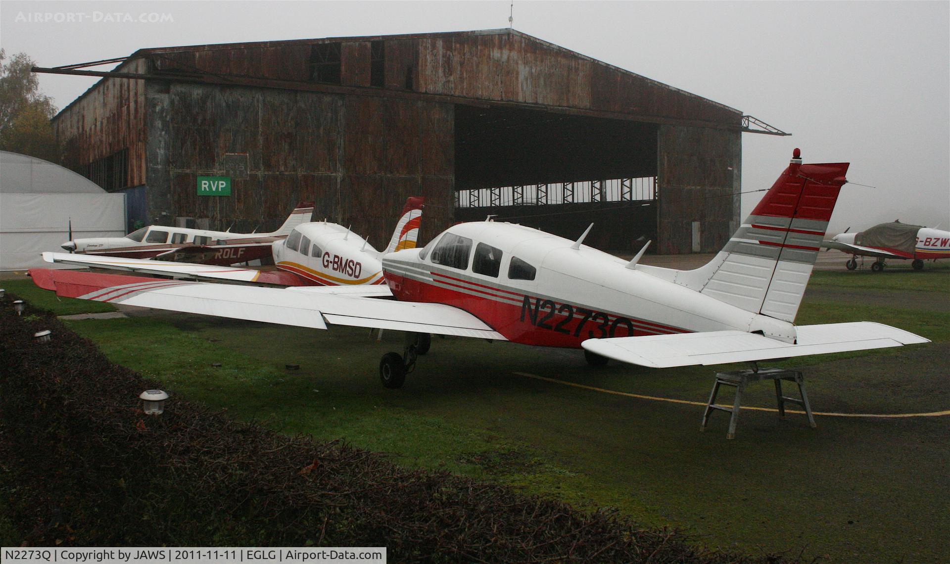 N2273Q, 1977 Piper PA-28-181 Cherokee Archer II C/N 28-7790389, N2273Q Piper PA-28-181 Cherokee Archer II at EGLG-Panshanger Airfield