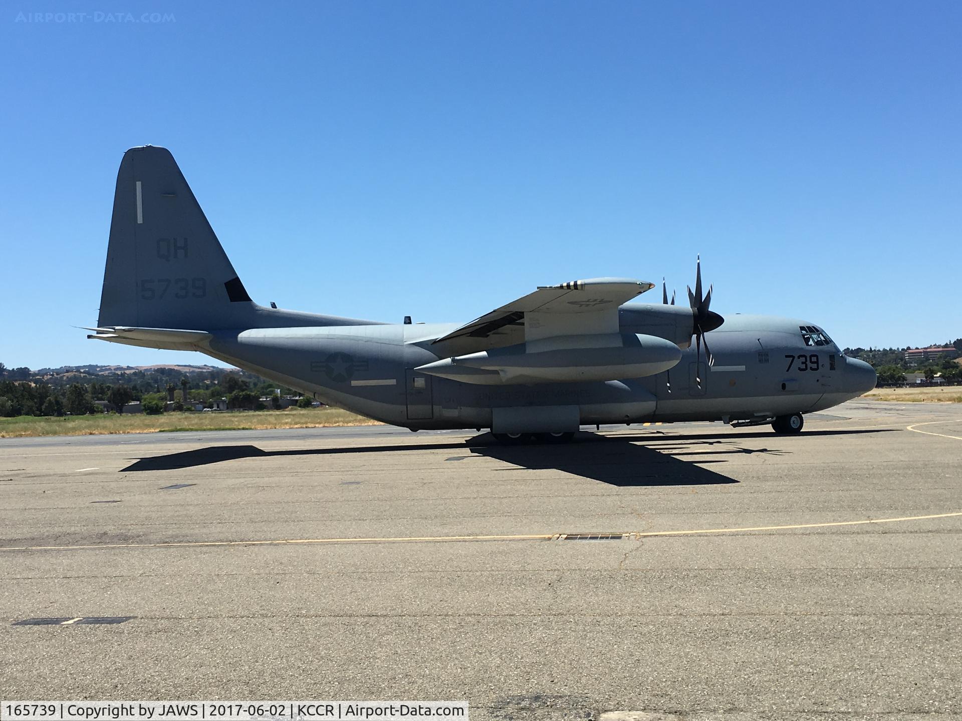 165739, Lockheed Martin KC-130J Hercules Hercules C/N 382-5507, 165739 QH-739 KC-130J Hercules at KCCR - Buchanan Field Airport