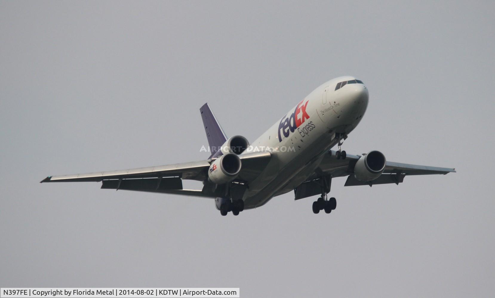 N397FE, 1975 McDonnell Douglas MD-10-10F C/N 46631, DTW 2014