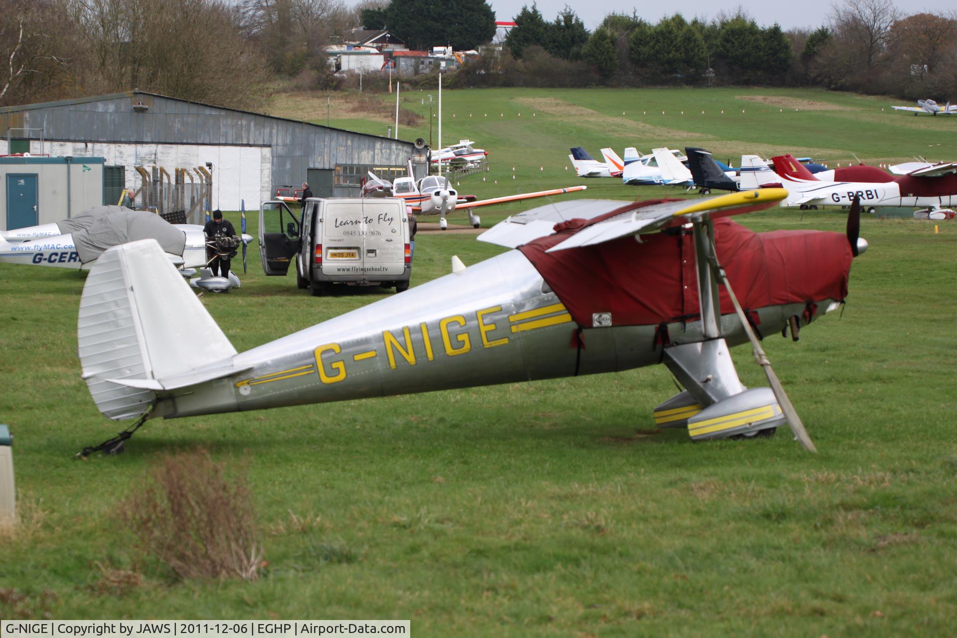 G-NIGE, 1946 Luscombe 8E Silvaire C/N 3525, G-NIGE Luscombe 8E at EGHP