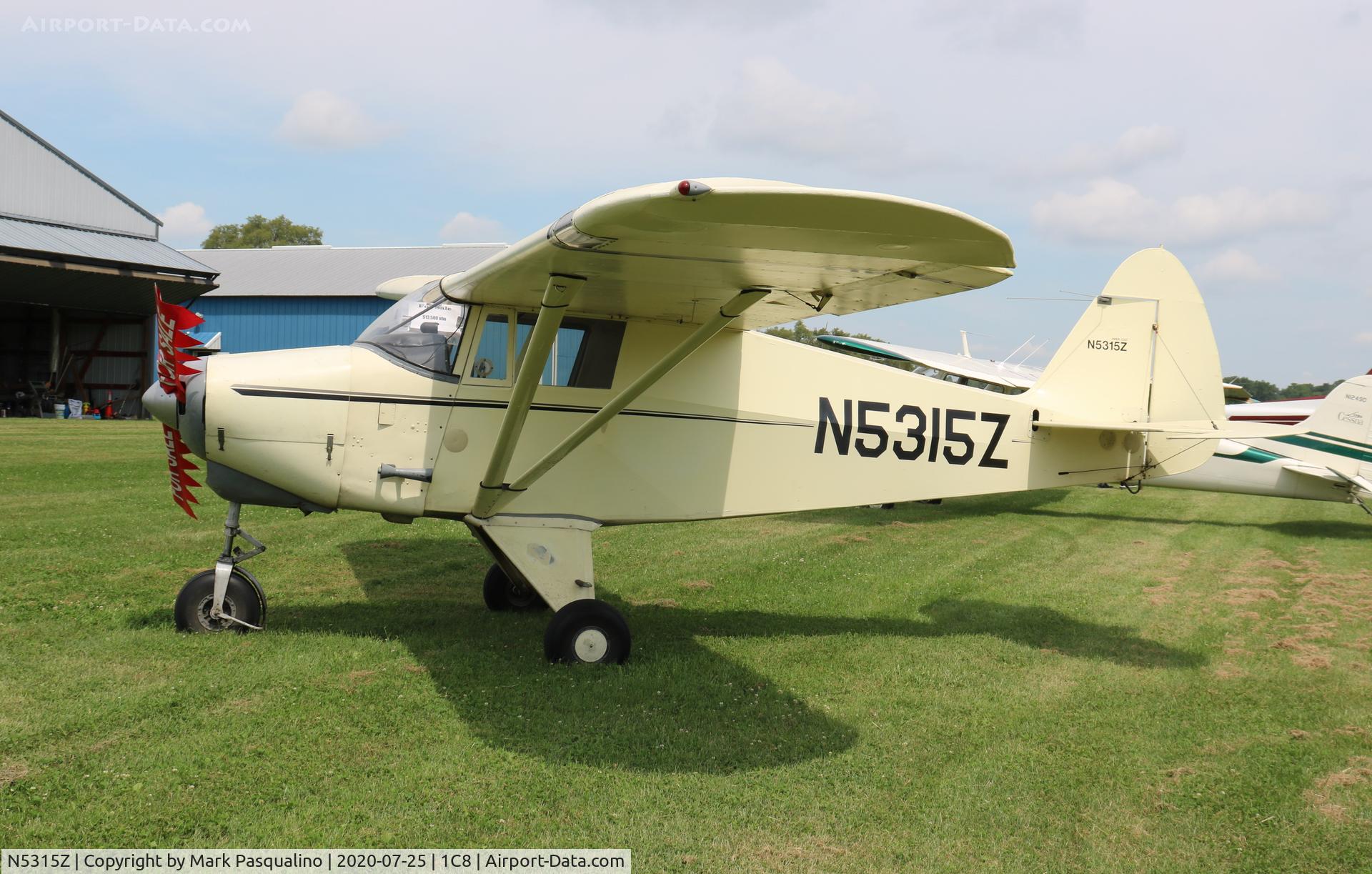 N5315Z, 1961 Piper PA-22-108 Colt C/N 22-9019, Piper PA-22-108