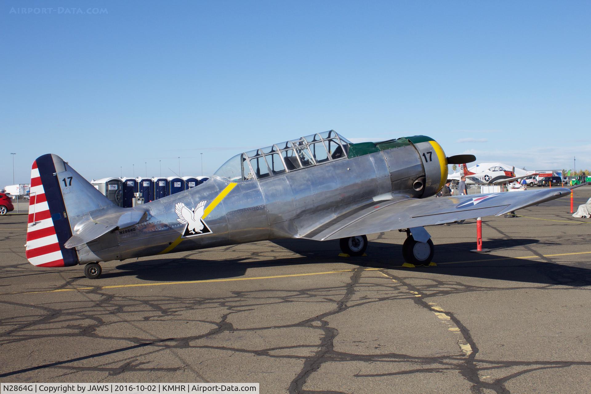 N2864G, 1959 North American SNJ-6 Texan C/N 121-43132, N2864G North American SNJ-6 at KMHR