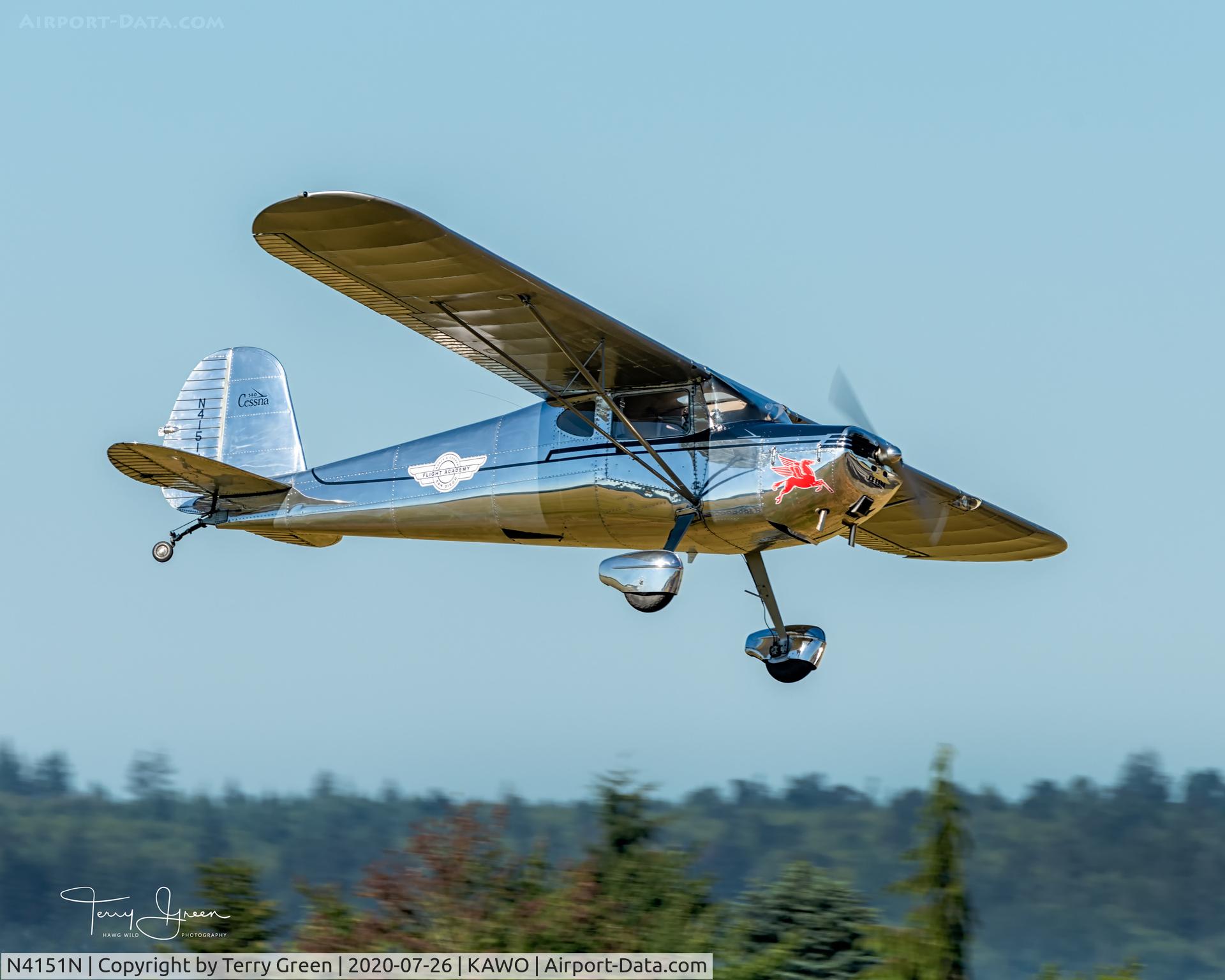 N4151N, 1947 Cessna 140 C/N 13873, KAWO
