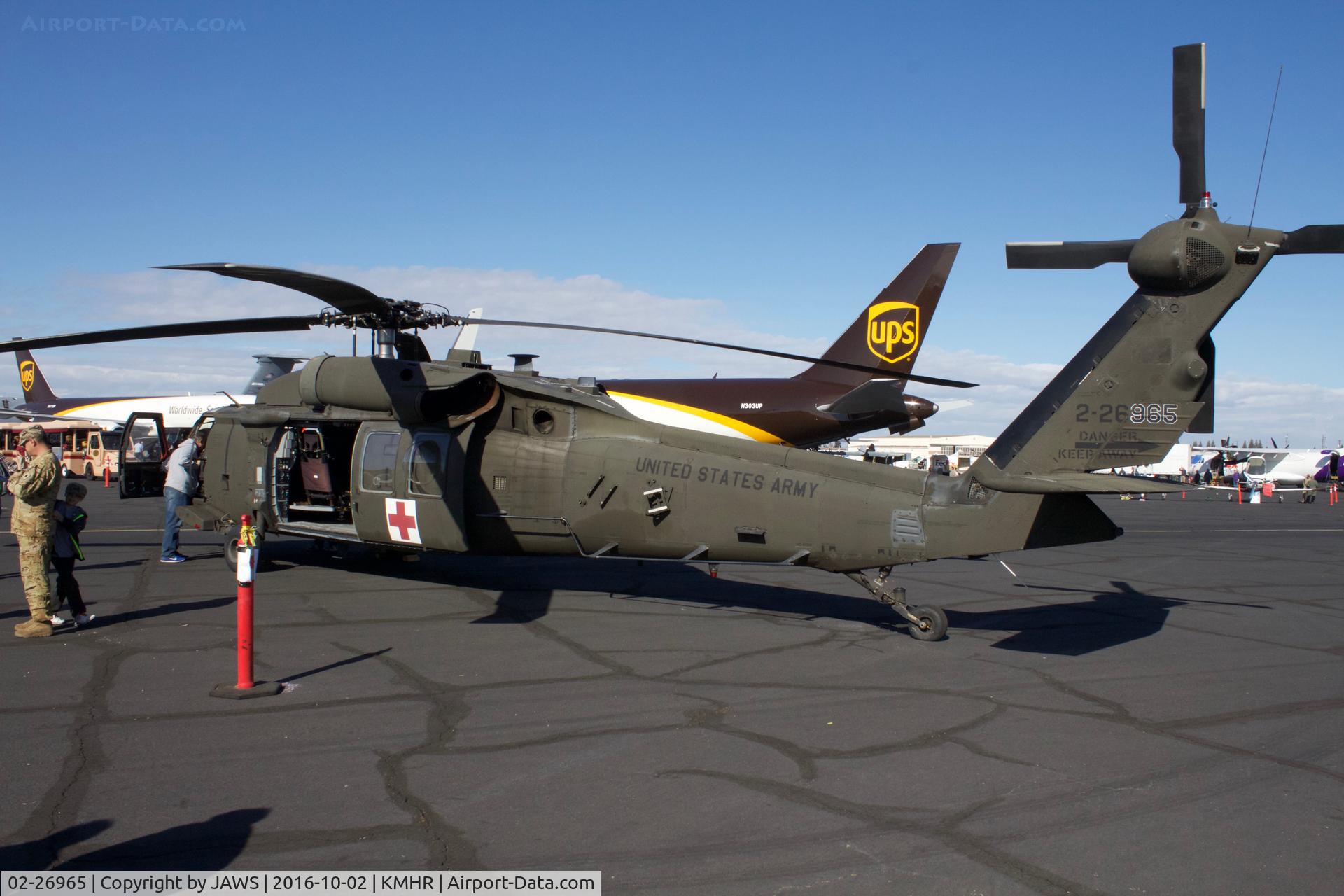 02-26965, Sikorsky HH-60L Black Hawk C/N Not found 02-26965, 02-26965 Sikorsky HH-60L Blackhawk 1st Batt, 168th Av Regt, California Army National Guard at KMHR .