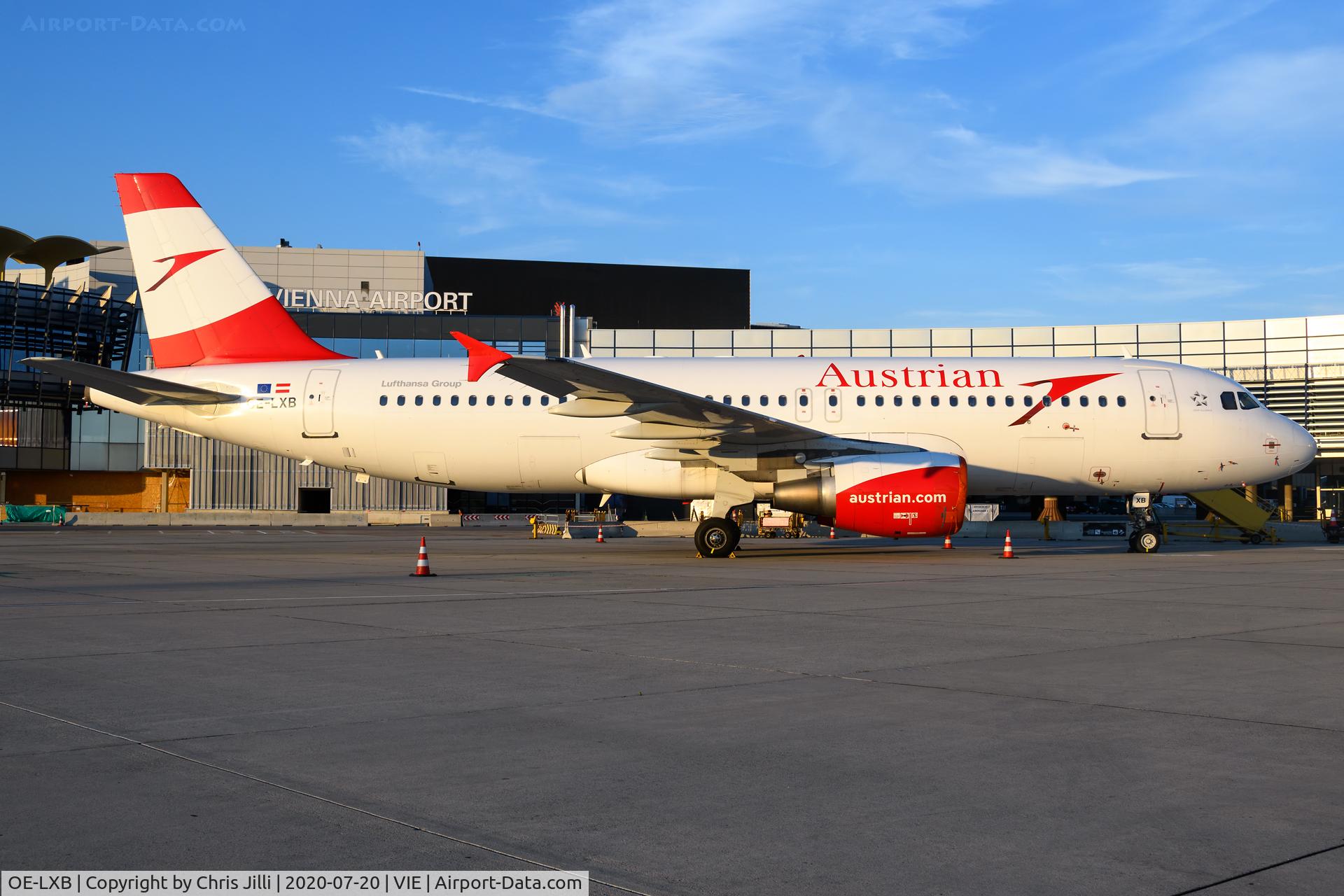 OE-LXB, 2008 Airbus A320-216 C/N 3482, Austrian Airlines