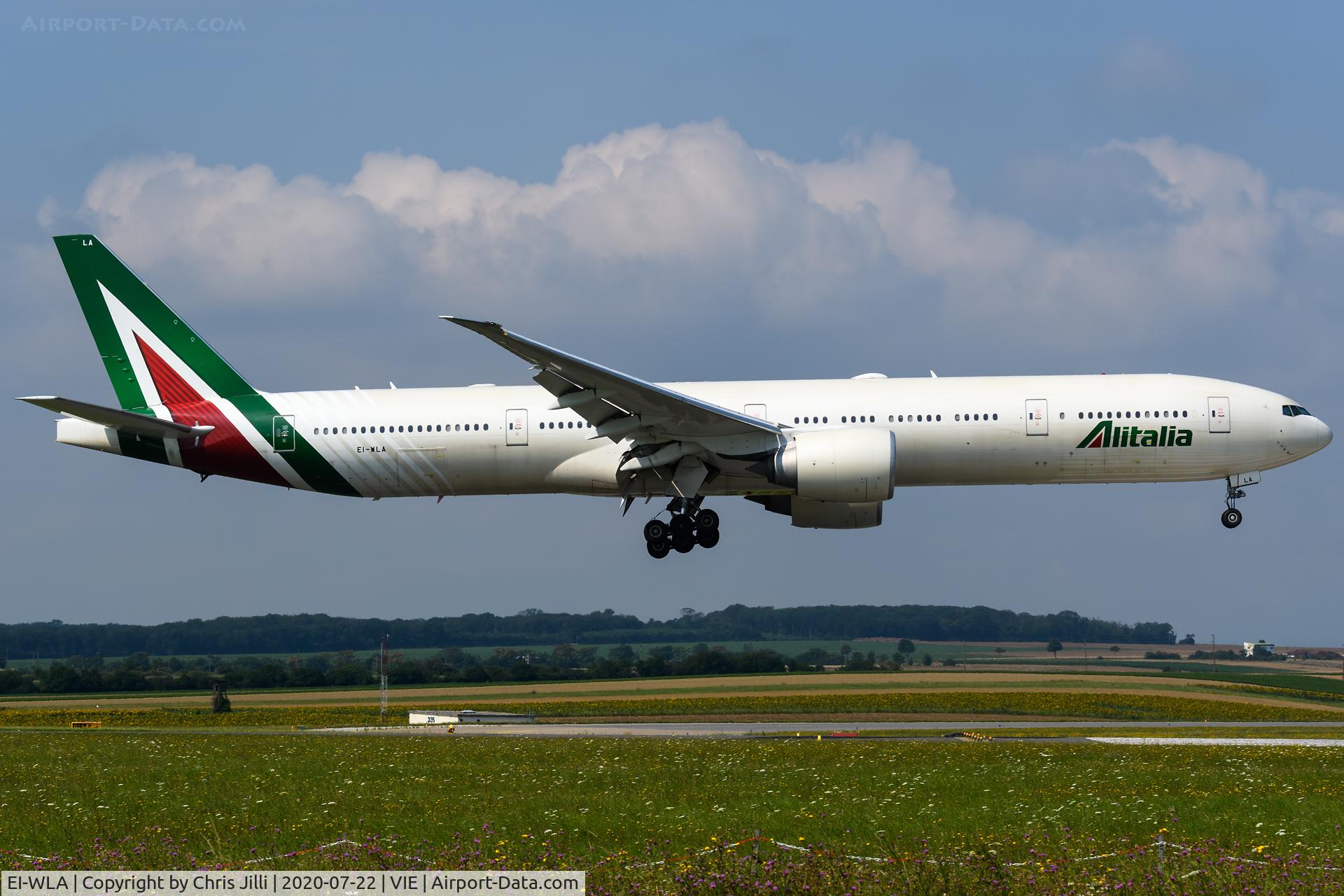 EI-WLA, 2009 Boeing 777-3Q8/ER C/N 35783, Alitalia