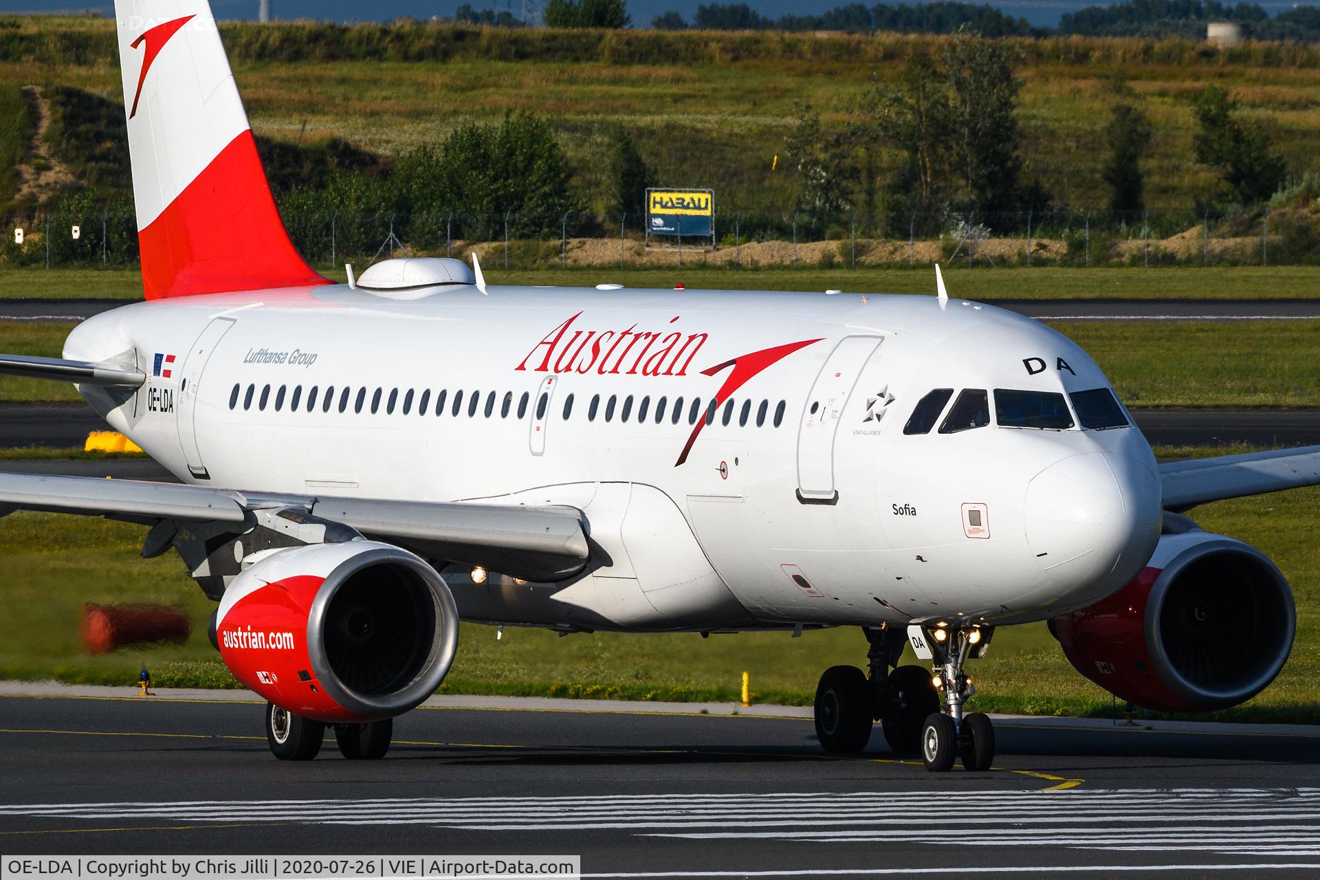 OE-LDA, 2004 Airbus A319-112 C/N 2131, Austrian Airlines