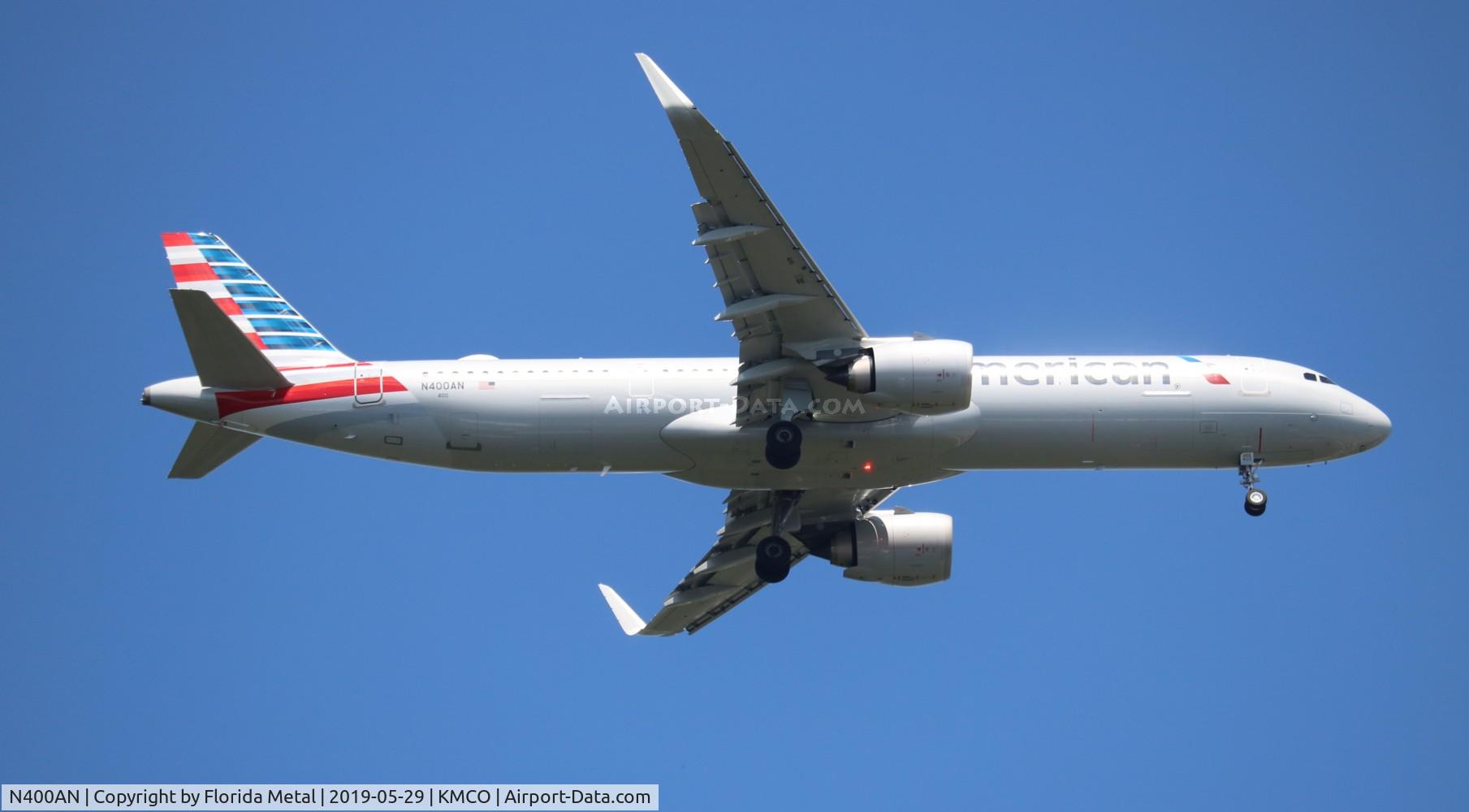 N400AN, 2018 Airbus A321-253N C/N 8647, MCO 2019