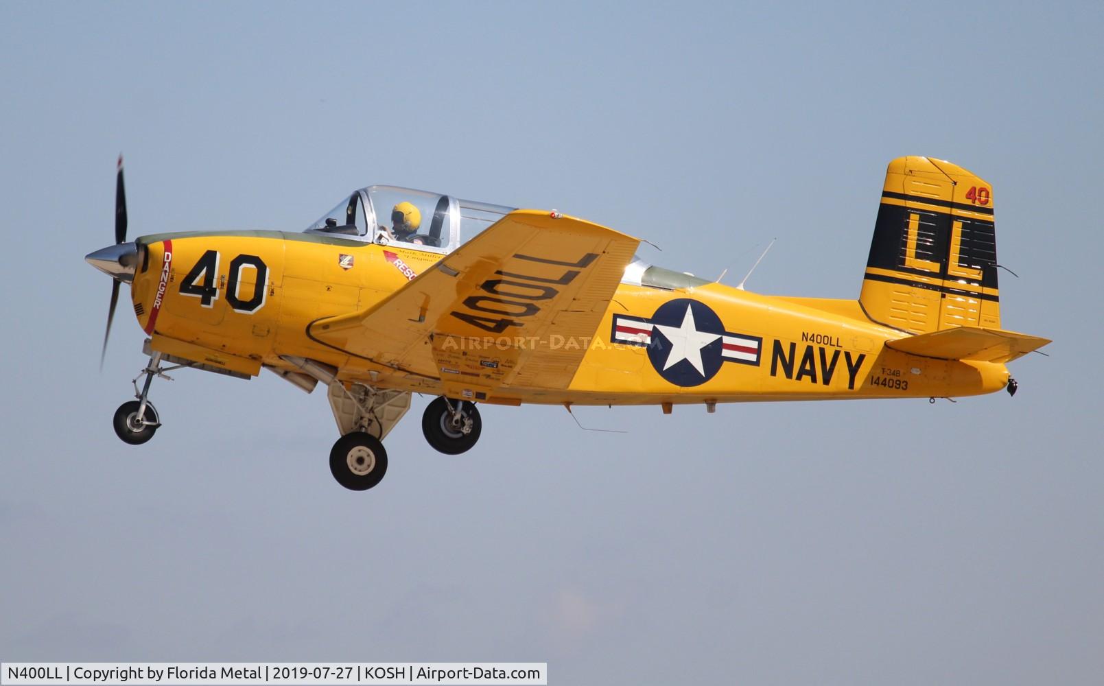 N400LL, 1957 Beech T-34B Mentor C/N BG-400, OSH 2019