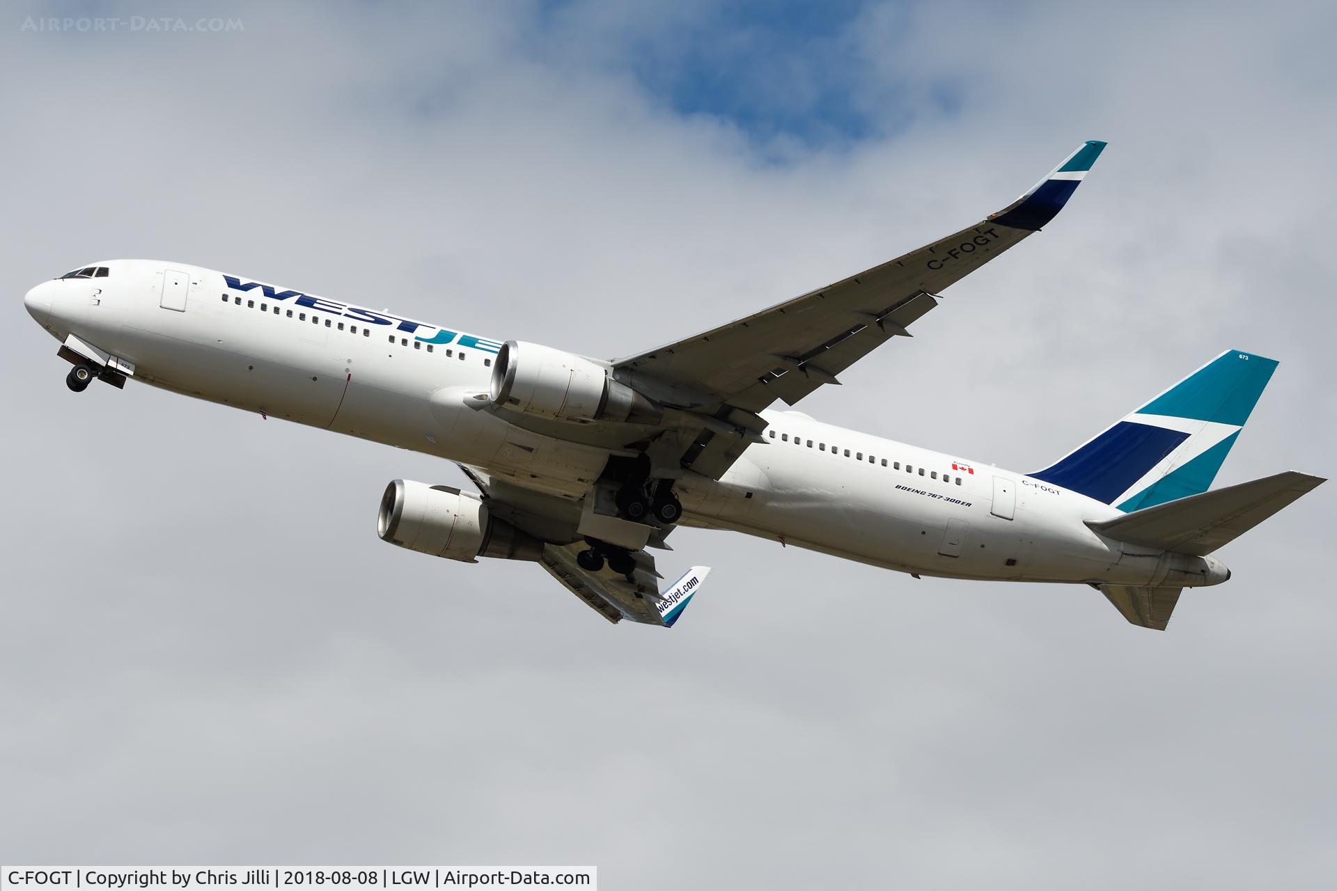 C-FOGT, 1991 Boeing 767-338 C/N 25246, Westjet