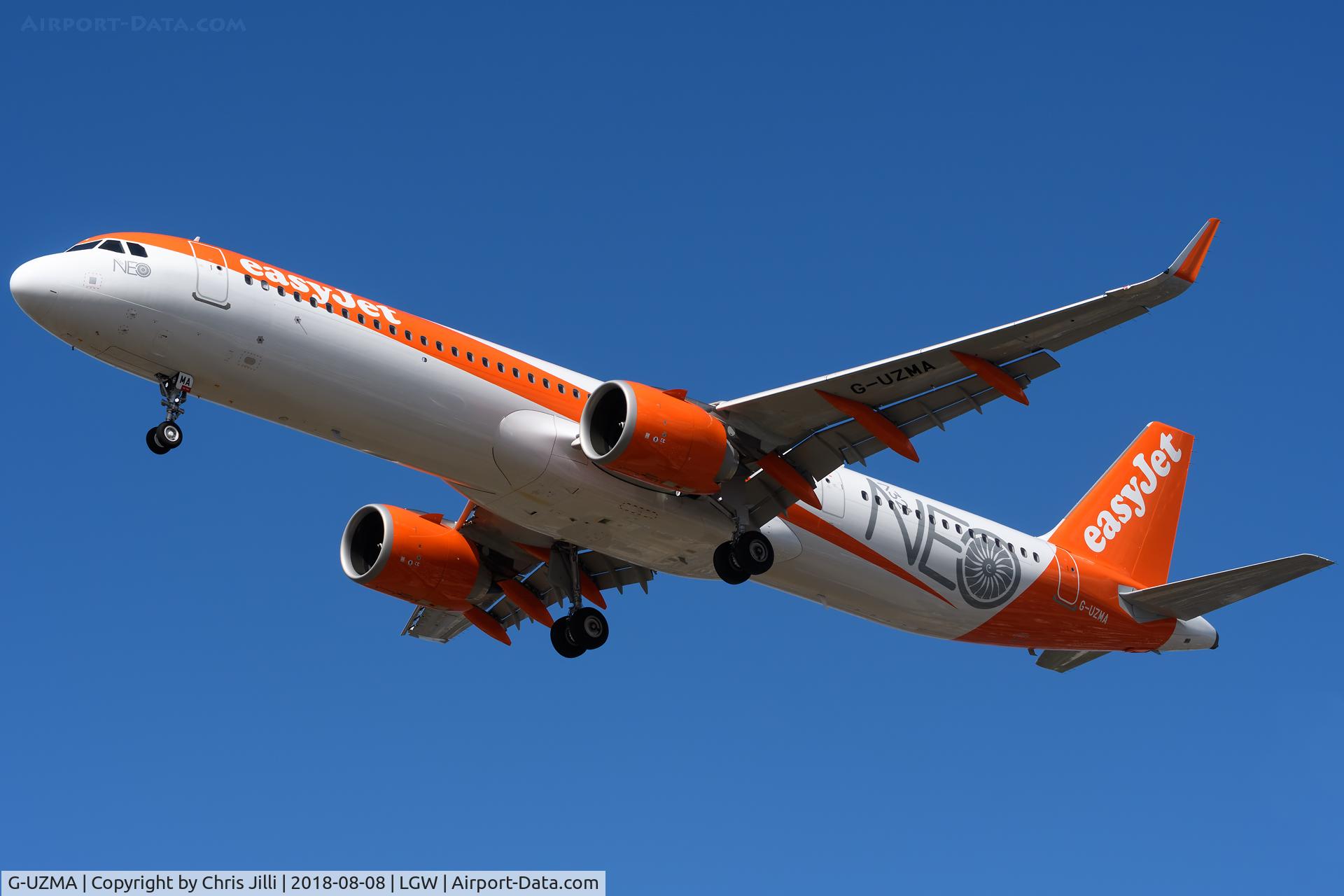 G-UZMA, 2018 Airbus A321-251NX C/N 8314, easyJet