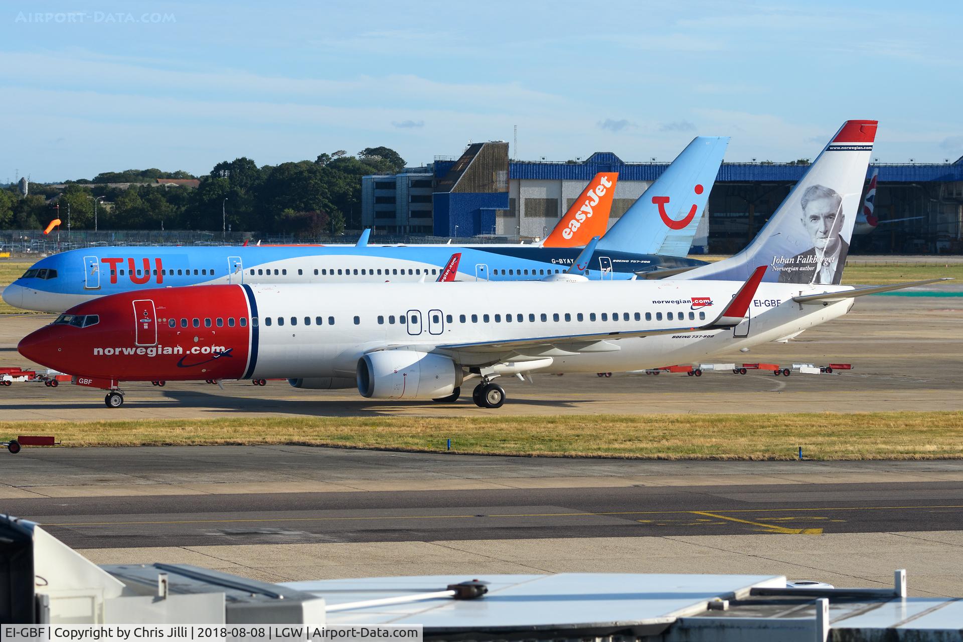 EI-GBF, 2013 Boeing 737-8JP C/N 39022, Norwegian