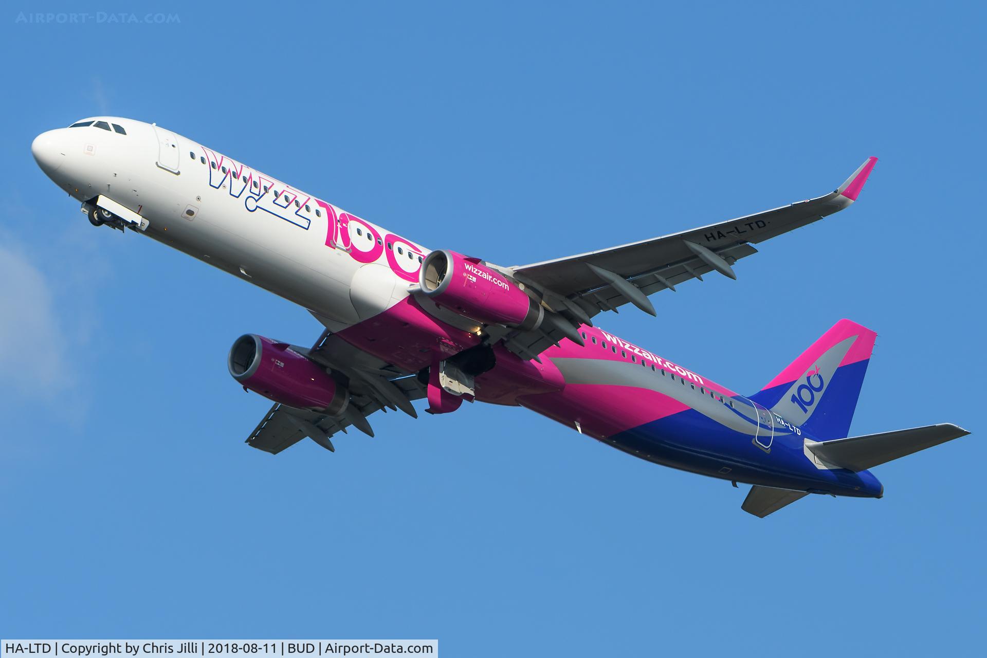 HA-LTD, 2018 Airbus A321-231 C/N 8305, Wizzair