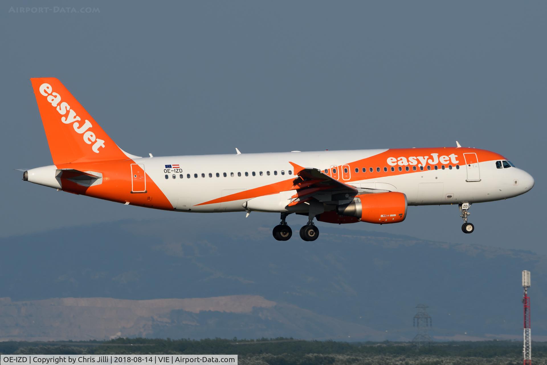 OE-IZD, 2010 Airbus A320-214 C/N 4581, easyJet Europe