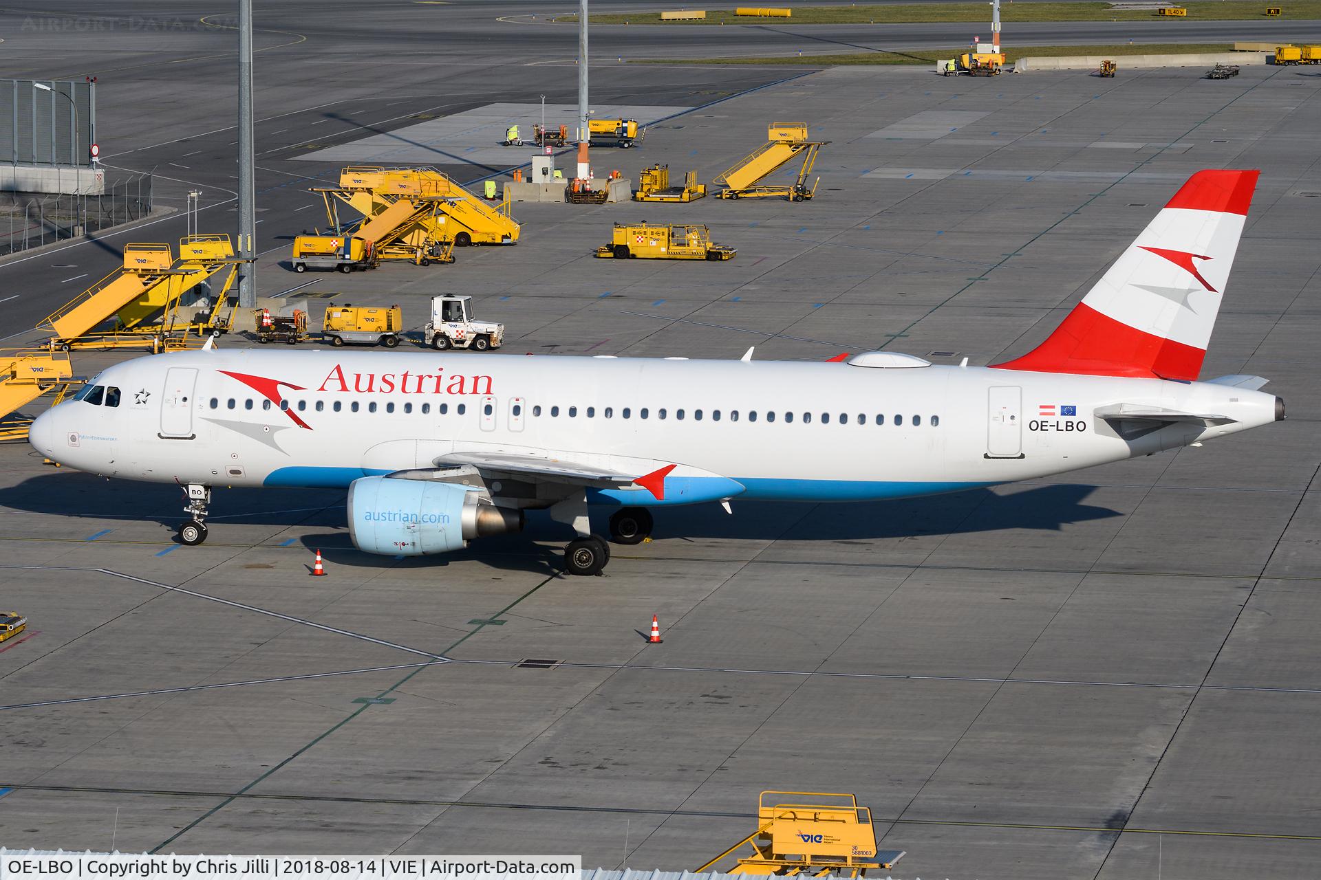 OE-LBO, 1998 Airbus A320-214 C/N 776, Austrian Airlines