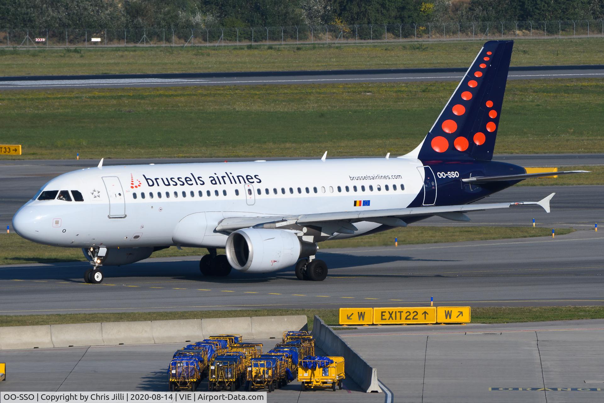 OO-SSO, 2004 Airbus A319-111 C/N 2287, Brussels Airlines