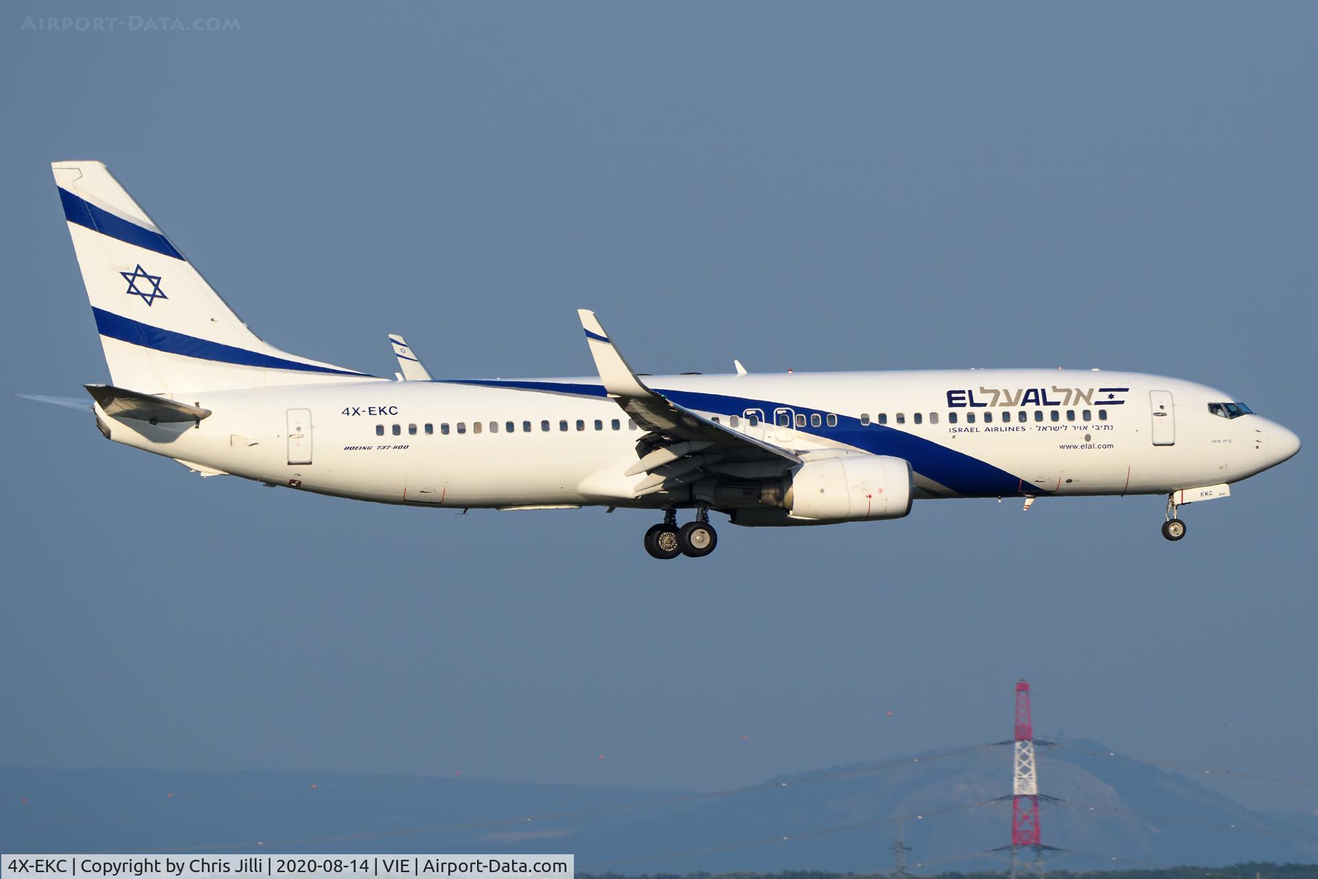 4X-EKC, 1999 Boeing 737-858 C/N 29959, El Al