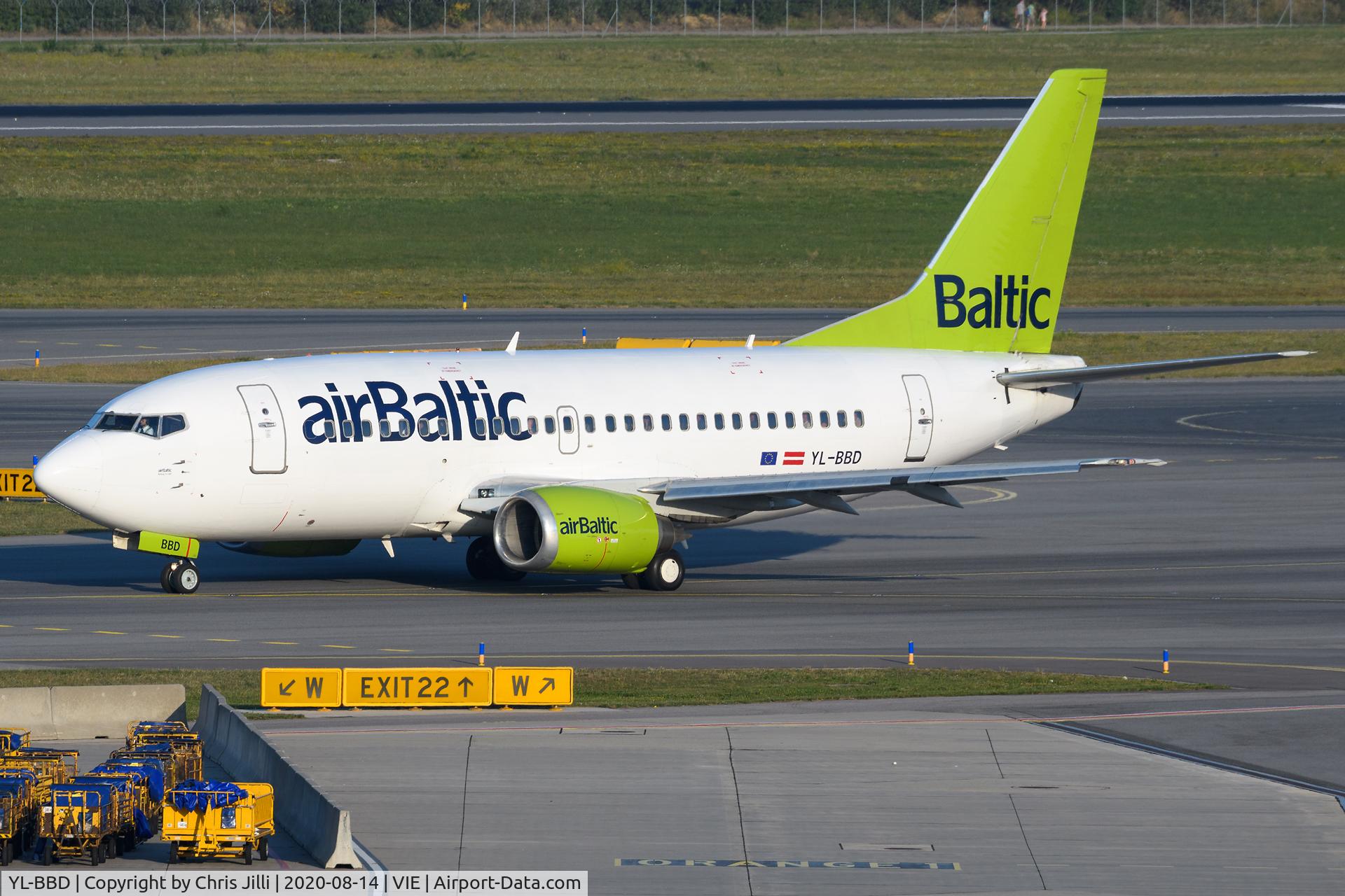 YL-BBD, 1999 Boeing 737-53S C/N 29075, airBaltic