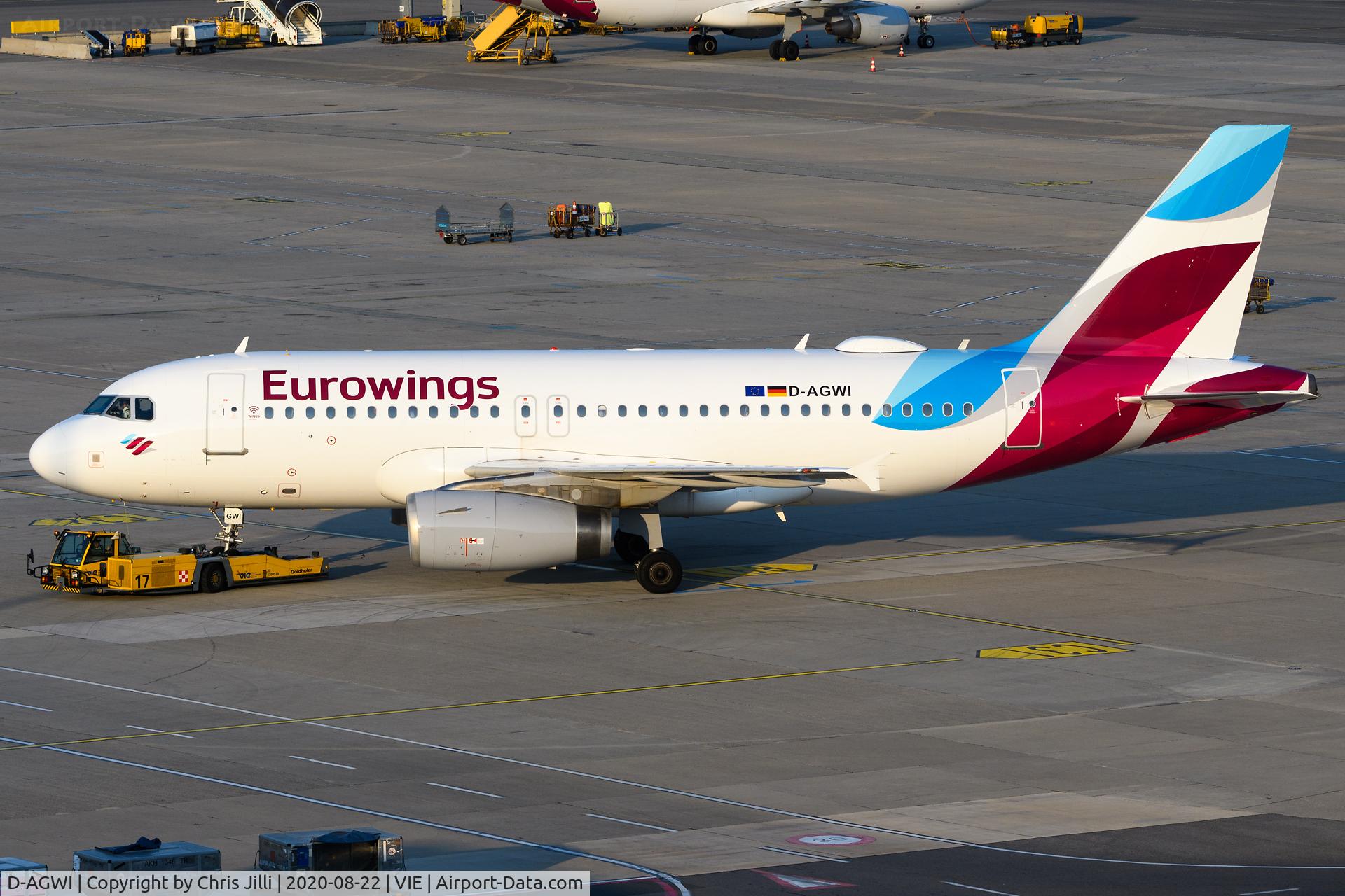 D-AGWI, 2008 Airbus A319-132 C/N 3358, Eurowings