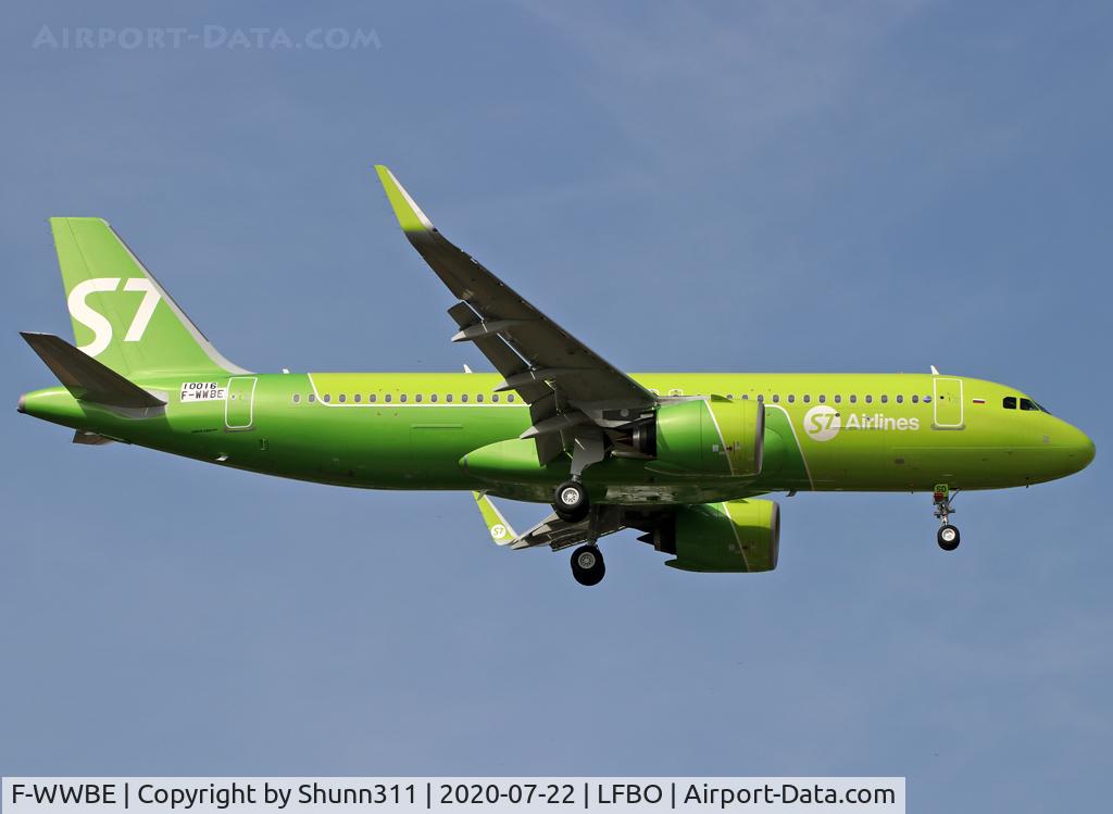 F-WWBE, 2020 Airbus A320-271N C/N 10016, C/n 10016 - To be VQ-BSD