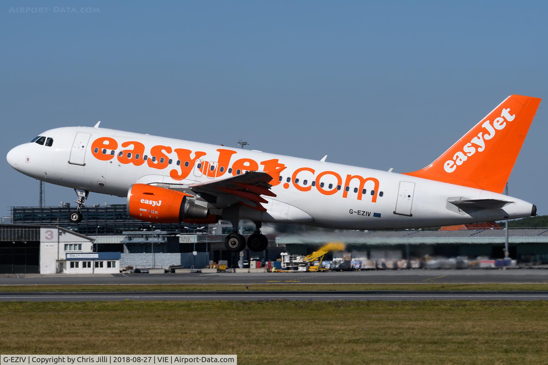 G-EZIV, 2005 Airbus A319-111 C/N 2565, easyJet