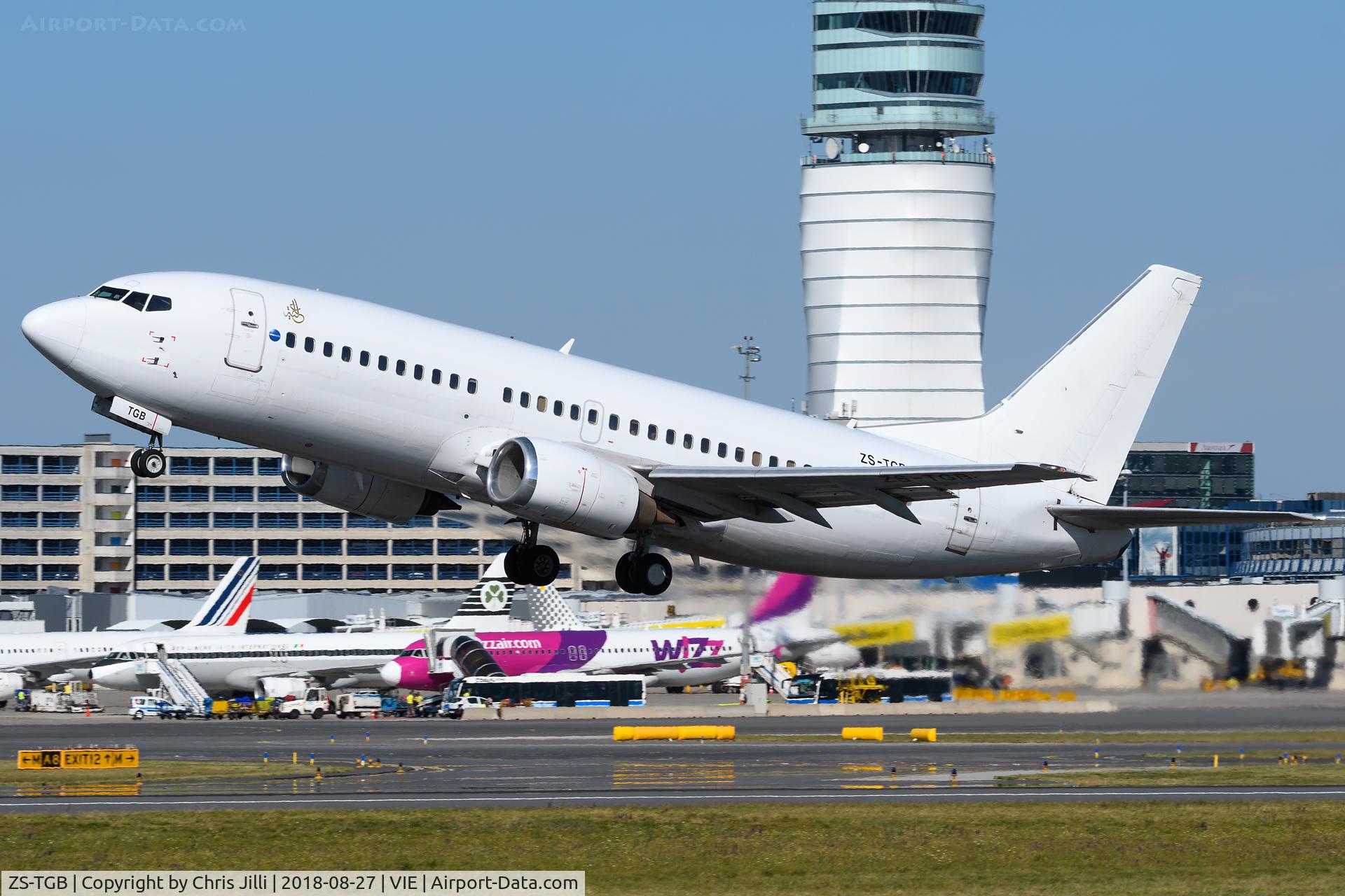 ZS-TGB, 1998 Boeing 737-36Q C/N 29327, Star Air Cargo