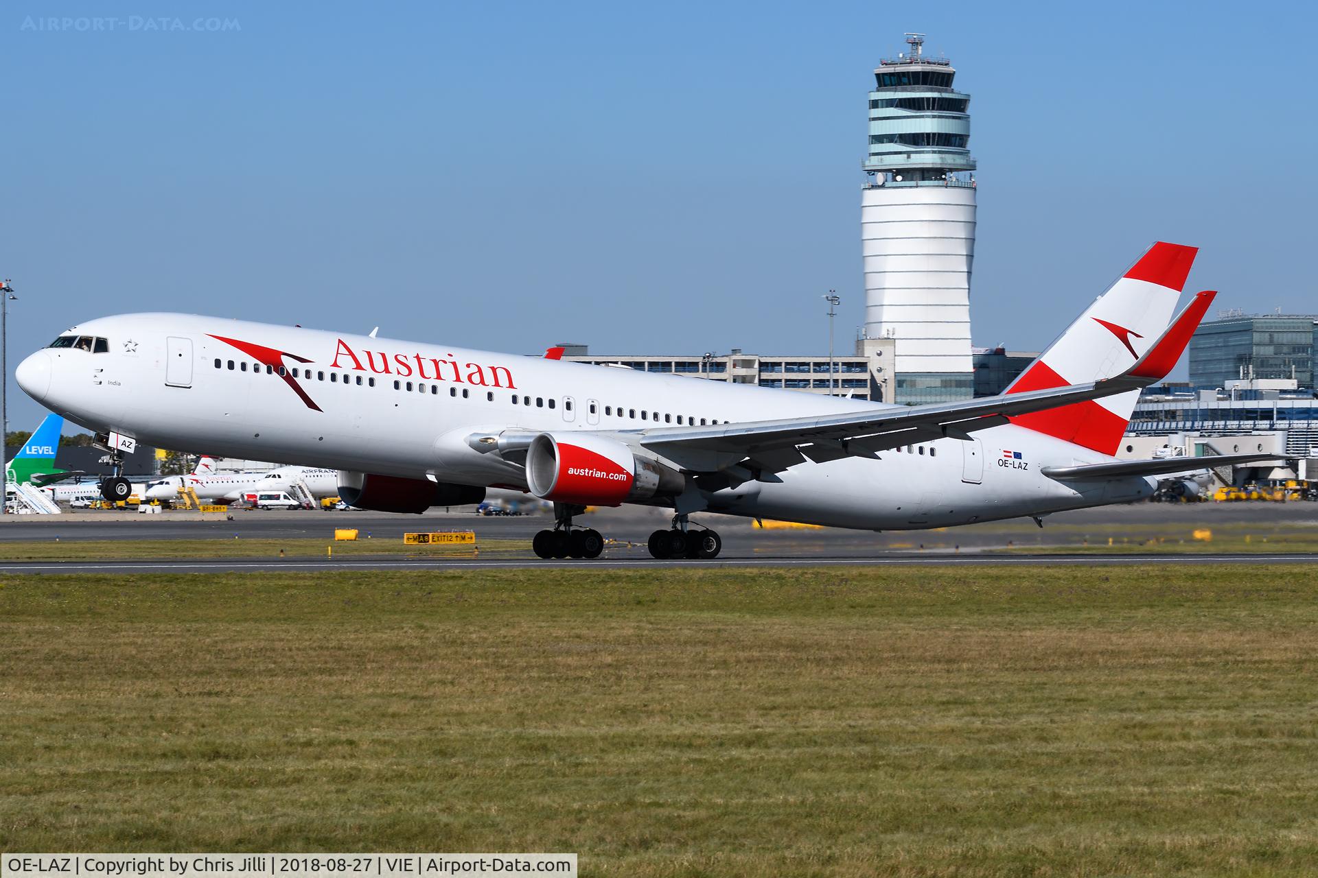 OE-LAZ, 1999 Boeing 767-3Z9 C/N 30331, Austrian Airlines