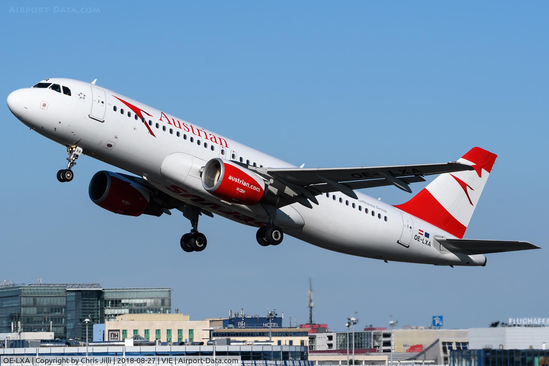 OE-LXA, 2007 Airbus A320-216 C/N 3295, Austrian Airlines