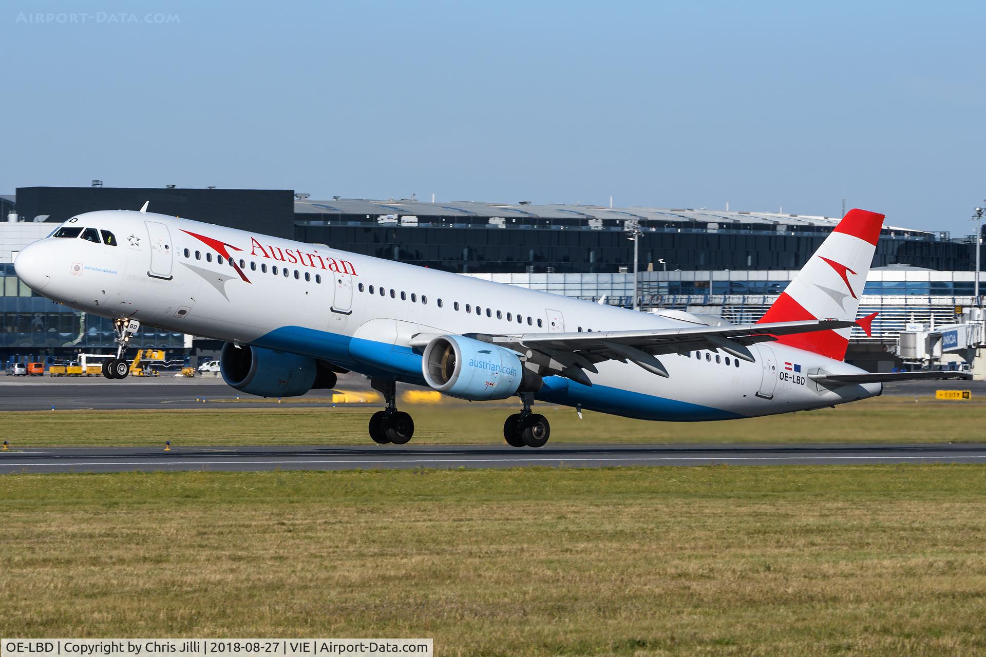 OE-LBD, 1998 Airbus A321-211 C/N 920, Austrian Airlines