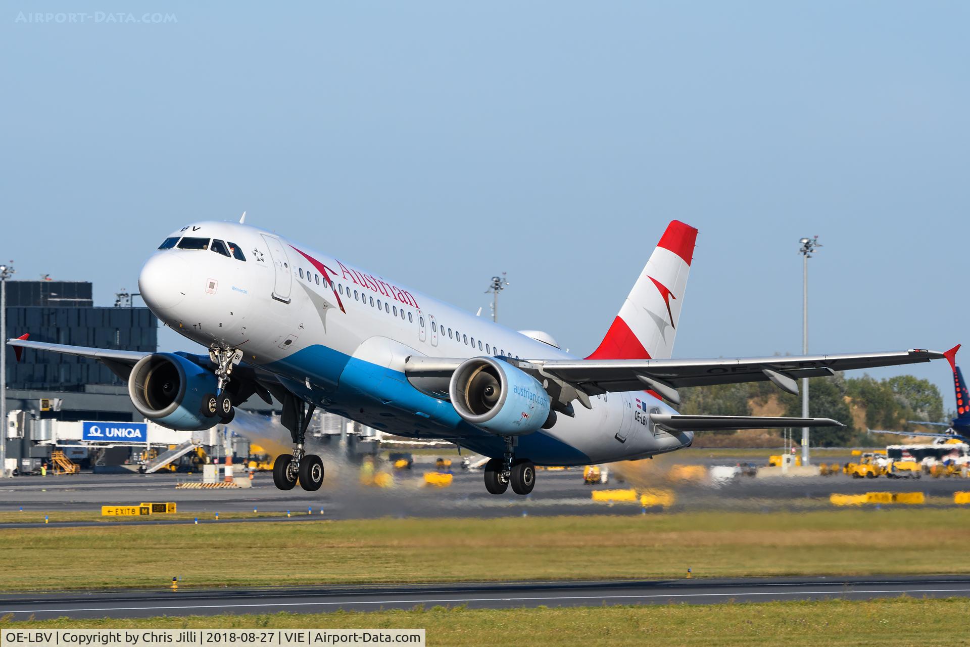 OE-LBV, 2000 Airbus A320-214 C/N 1385, Austrian Airlines