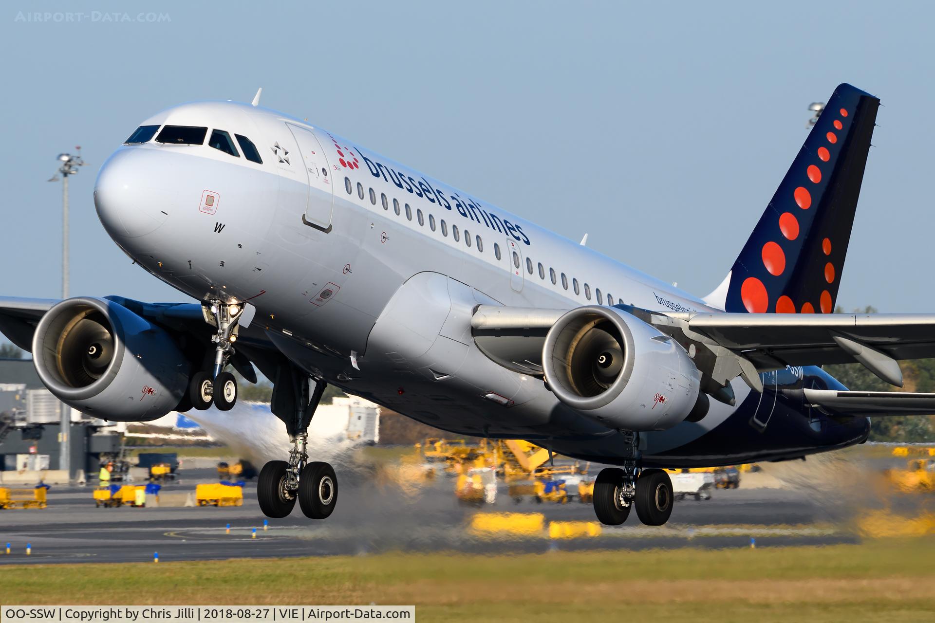 OO-SSW, 2007 Airbus A319-111 C/N 3255, Brussels Airlines