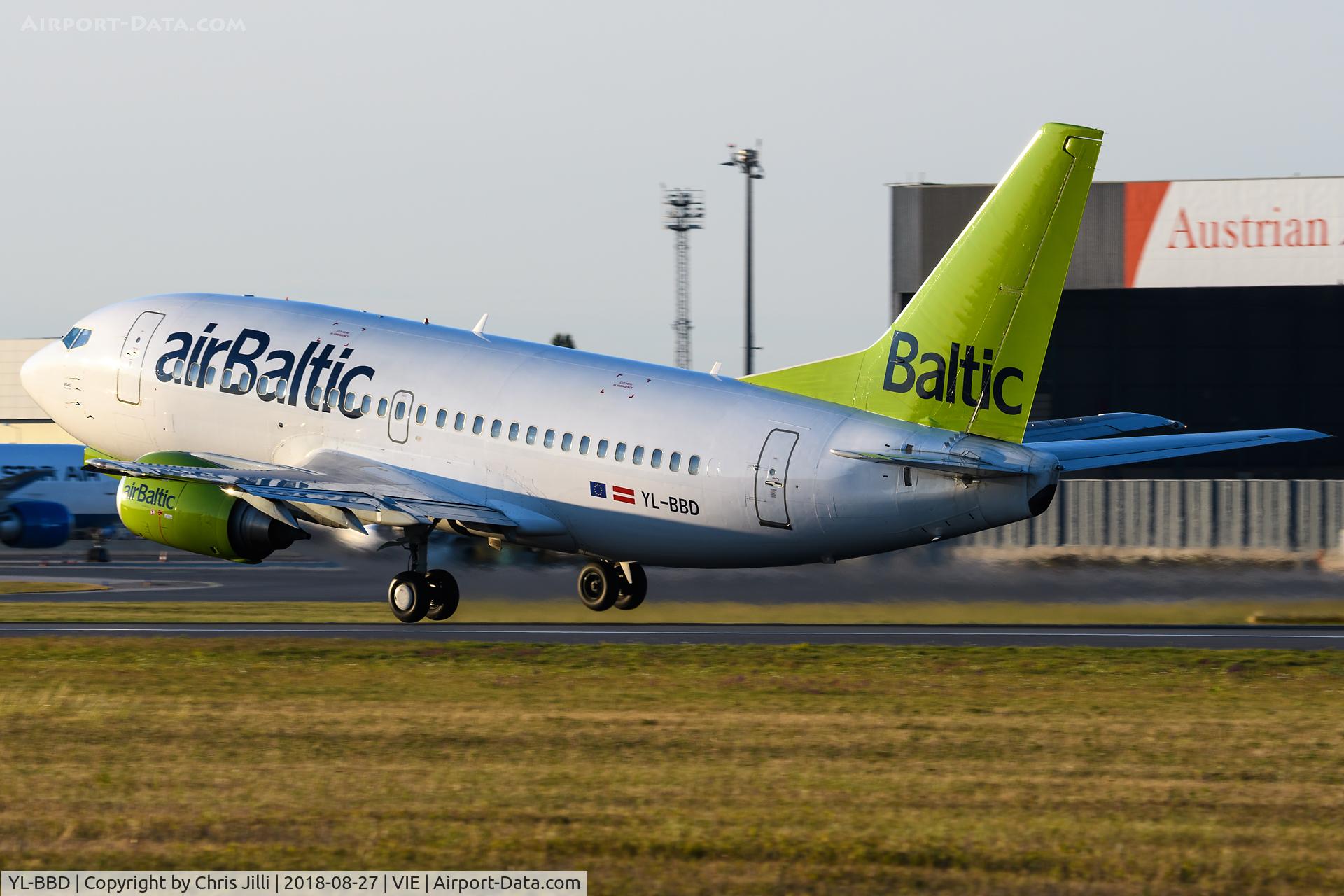 YL-BBD, 1999 Boeing 737-53S C/N 29075, airBaltic
