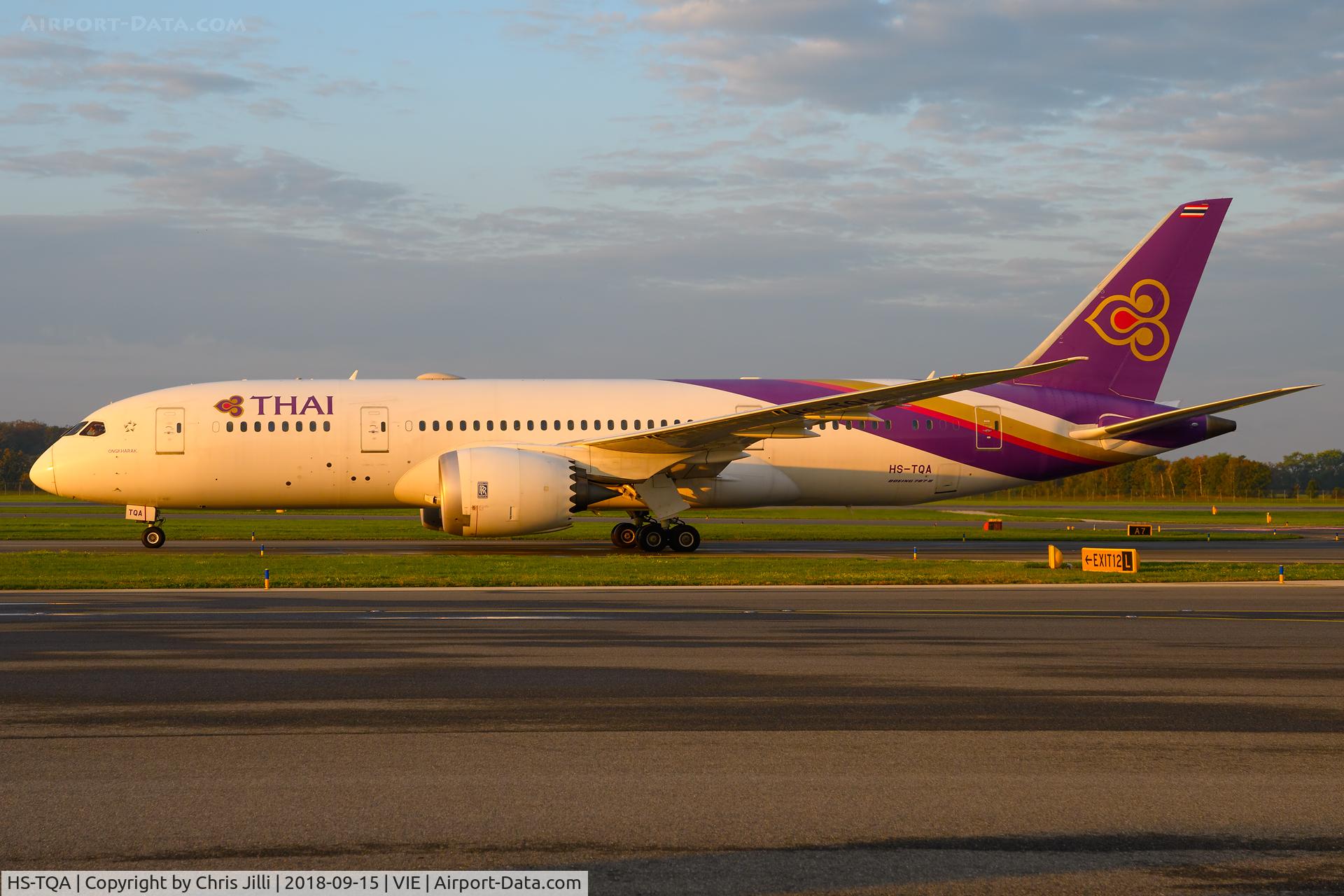 HS-TQA, 2014 Boeing 787-8 Dreamliner C/N 35315, Thai Airways