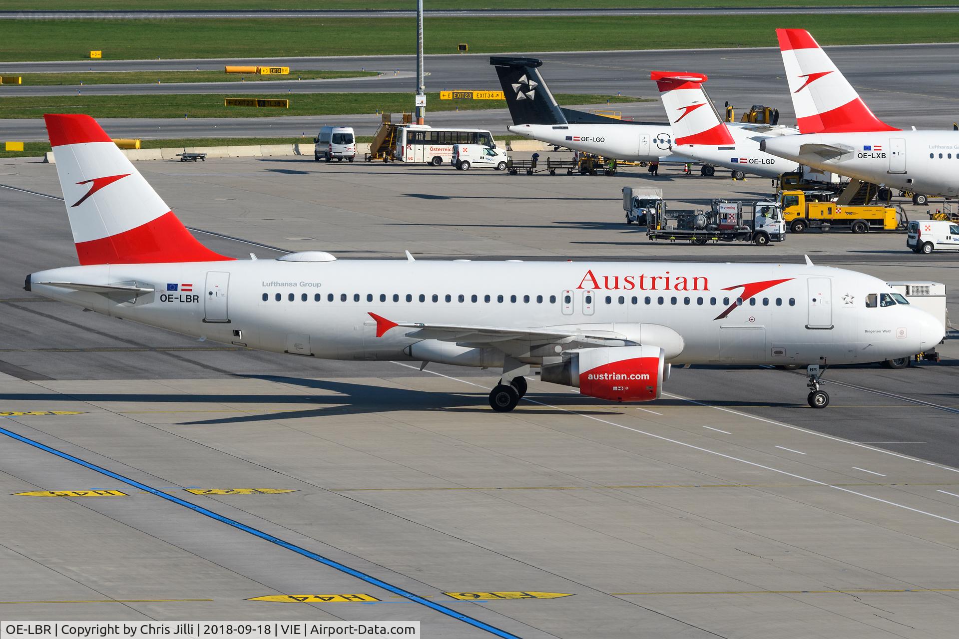 OE-LBR, 2000 Airbus A320-214 C/N 1150, Austrian Airlines