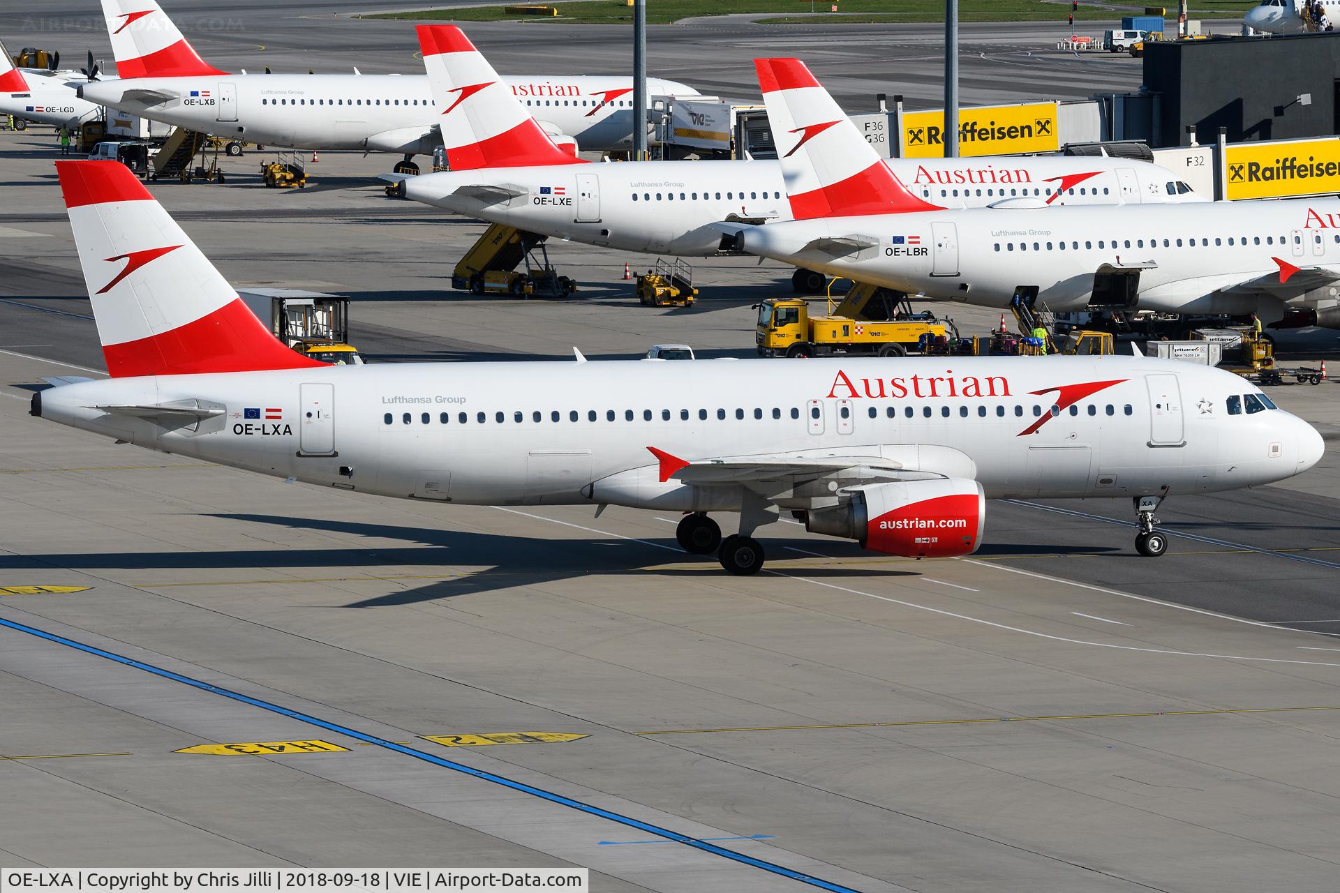 OE-LXA, 2007 Airbus A320-216 C/N 3295, Austrian Airlines