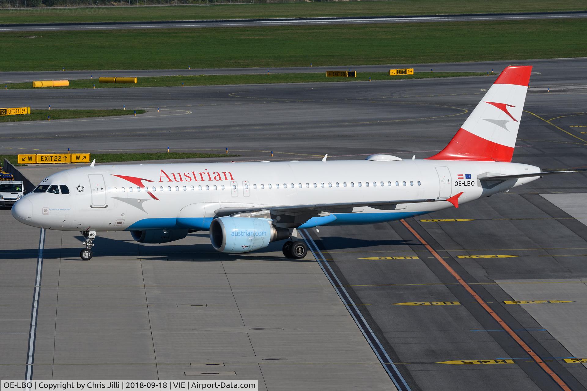 OE-LBO, 1998 Airbus A320-214 C/N 776, Austrian Airlines