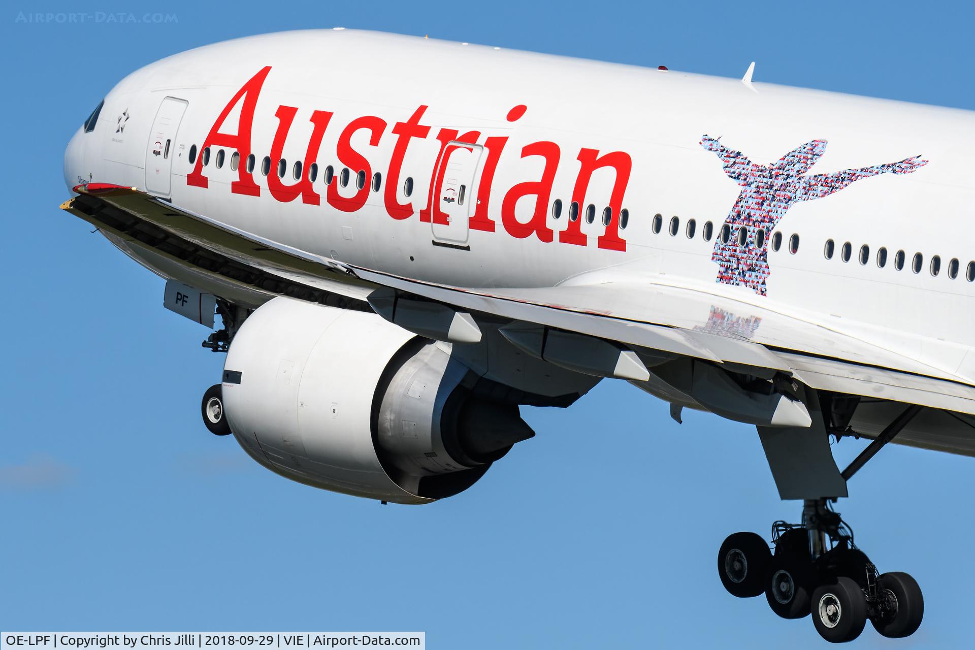 OE-LPF, 2001 Boeing 777-2Q8/ER C/N 28692, Austrian Airlines