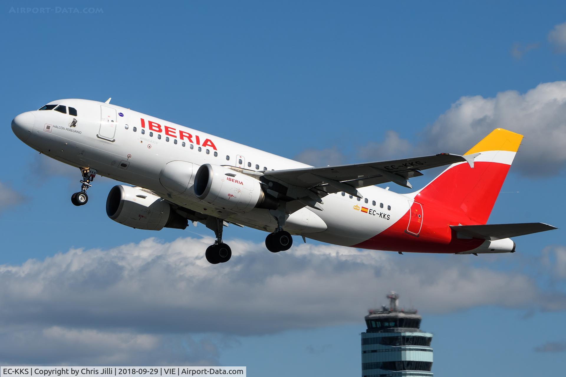 EC-KKS, 2007 Airbus A319-111 C/N 3320, Iberia