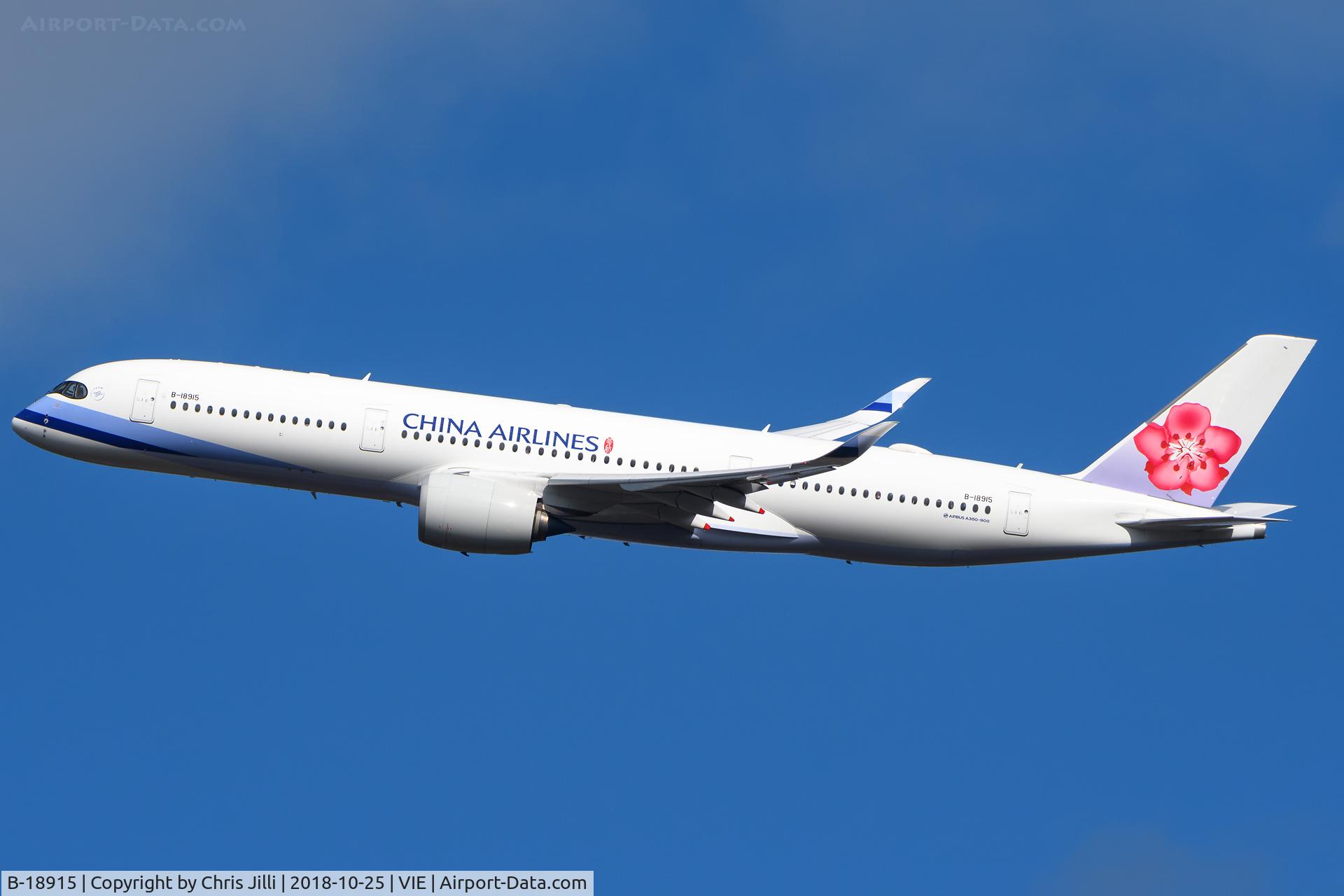 B-18915, 2017 Airbus A350-941 C/N 179, China Airlines