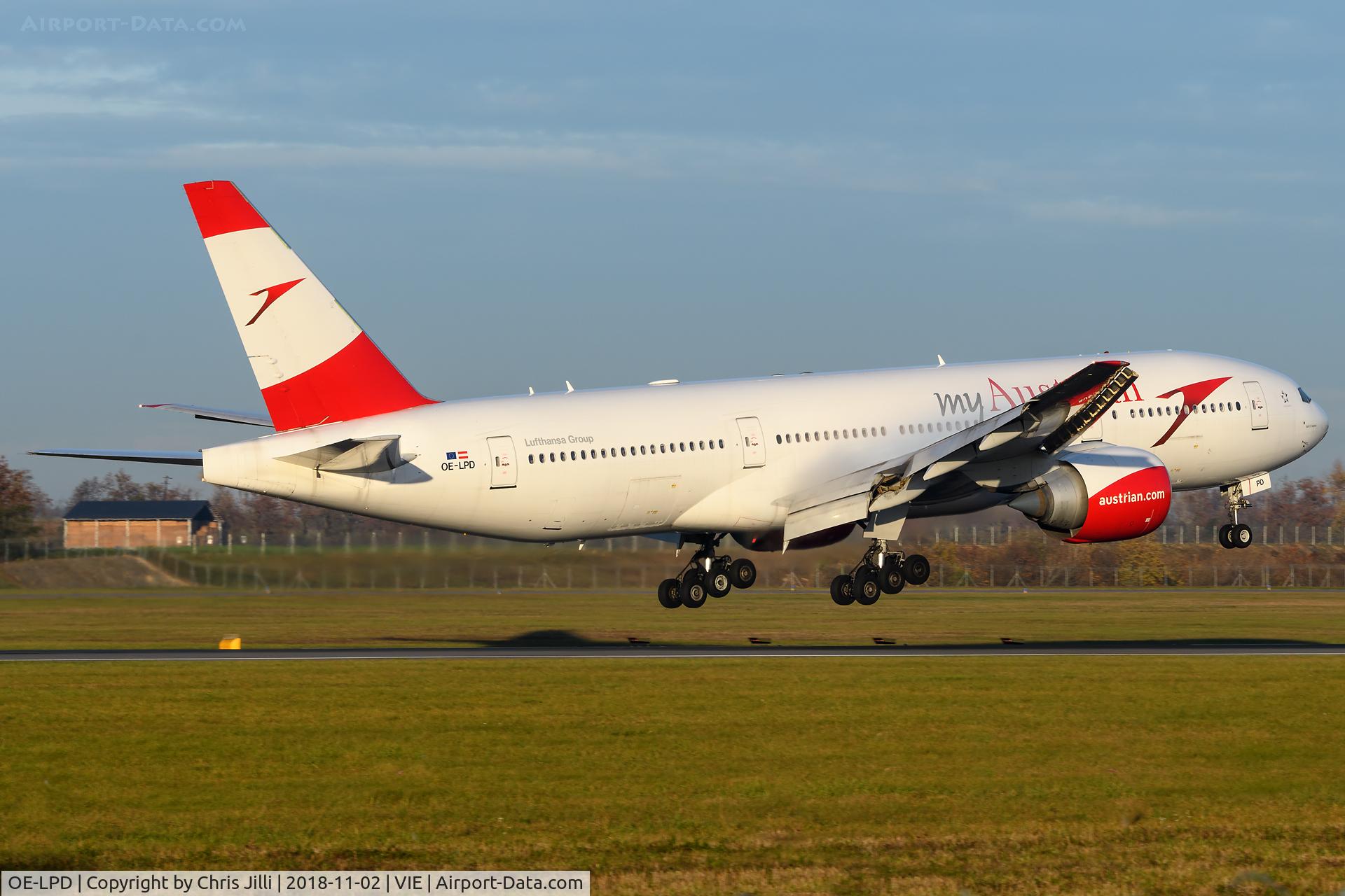 OE-LPD, 2006 Boeing 777-2Z9/ER C/N 35960, Austrian Airlines