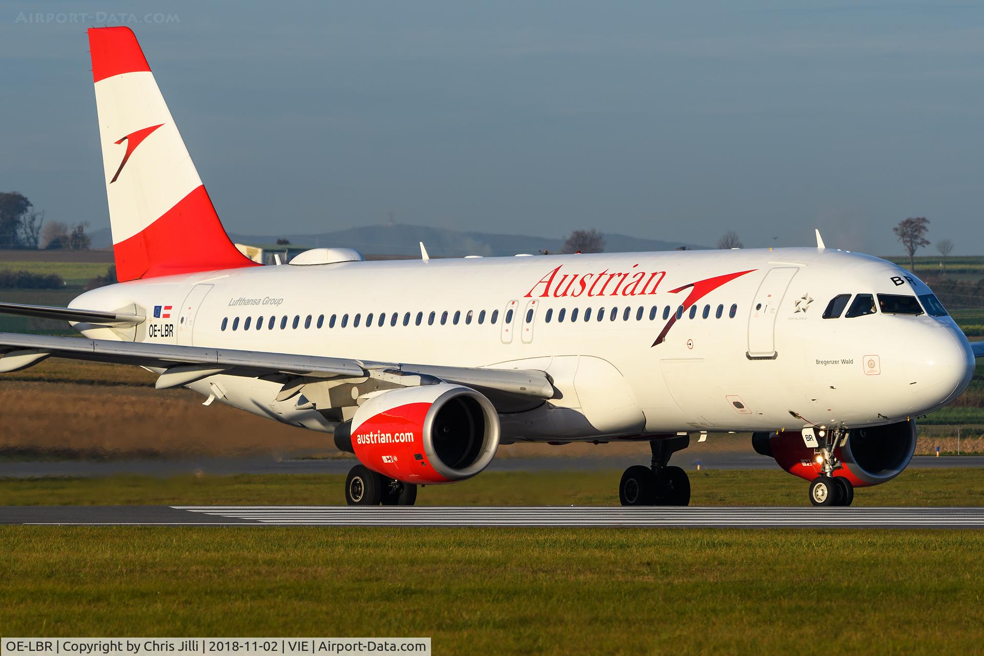 OE-LBR, 2000 Airbus A320-214 C/N 1150, Austrian Airlines