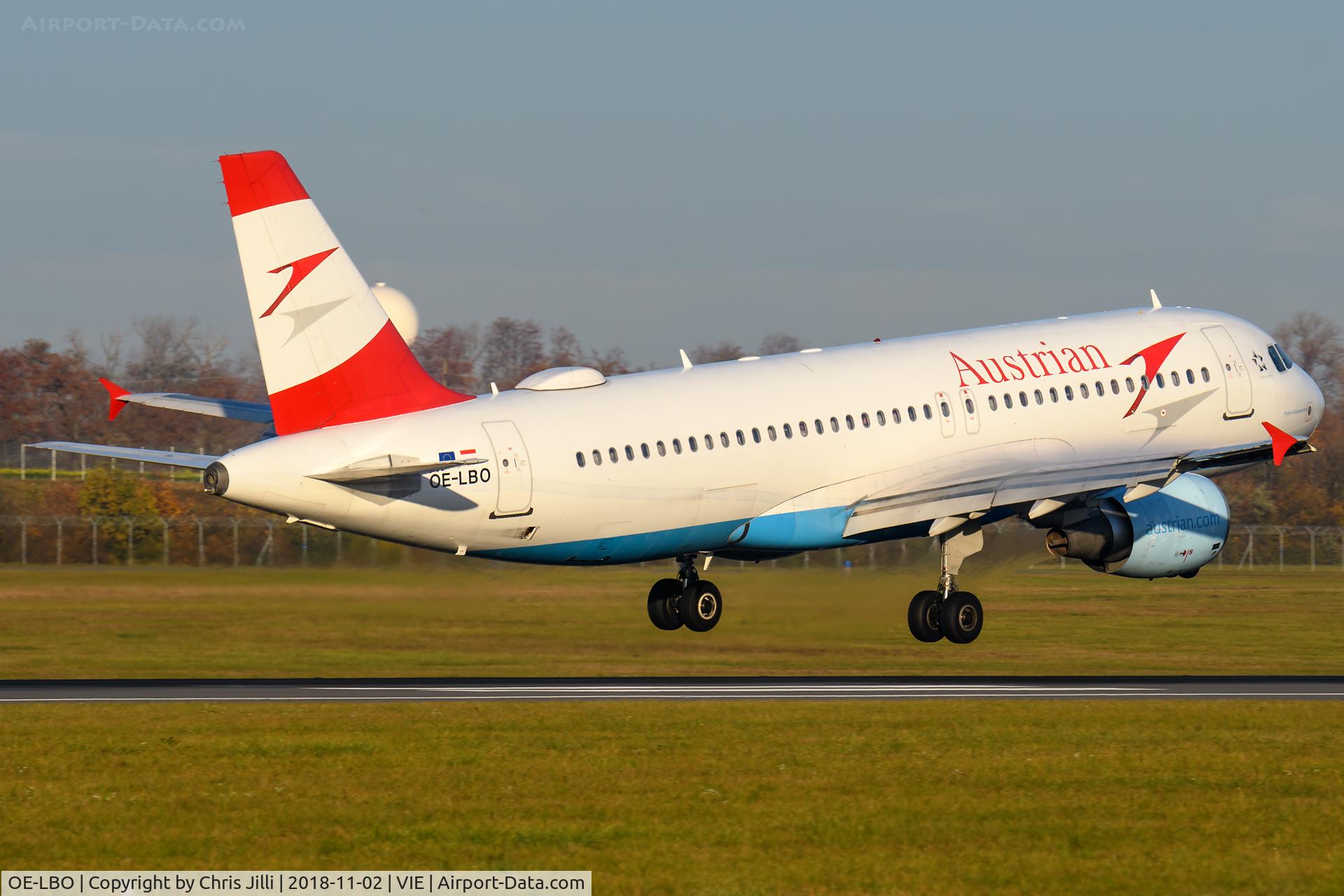 OE-LBO, 1998 Airbus A320-214 C/N 776, Austrian Airlines