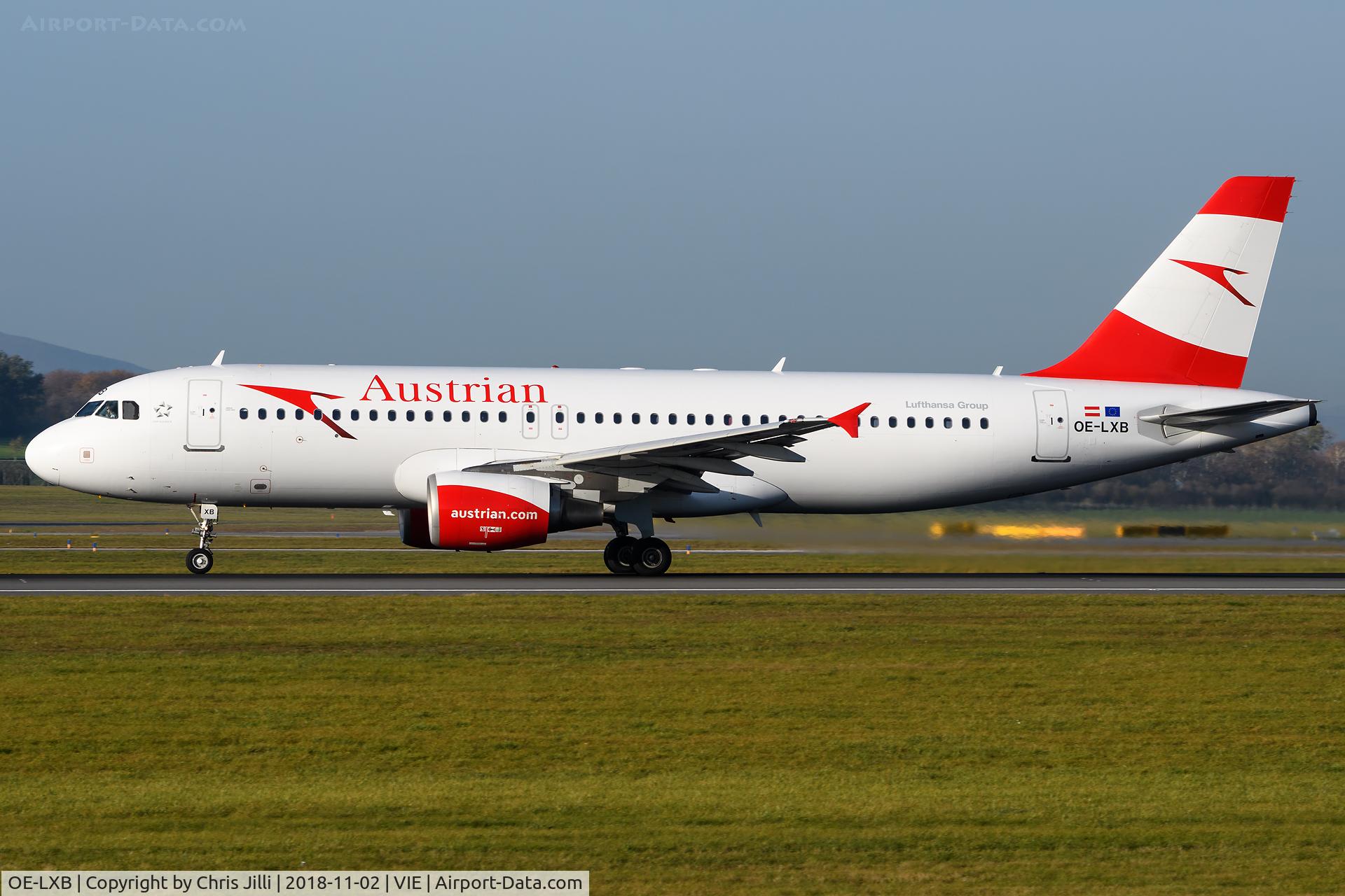 OE-LXB, 2008 Airbus A320-216 C/N 3482, Austrian Airlines