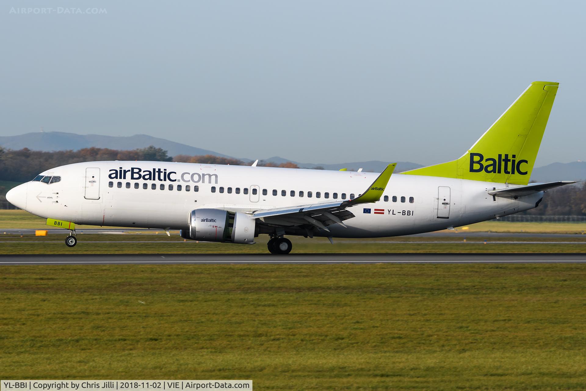 YL-BBI, 1995 Boeing 737-33A C/N 27454, airBaltic