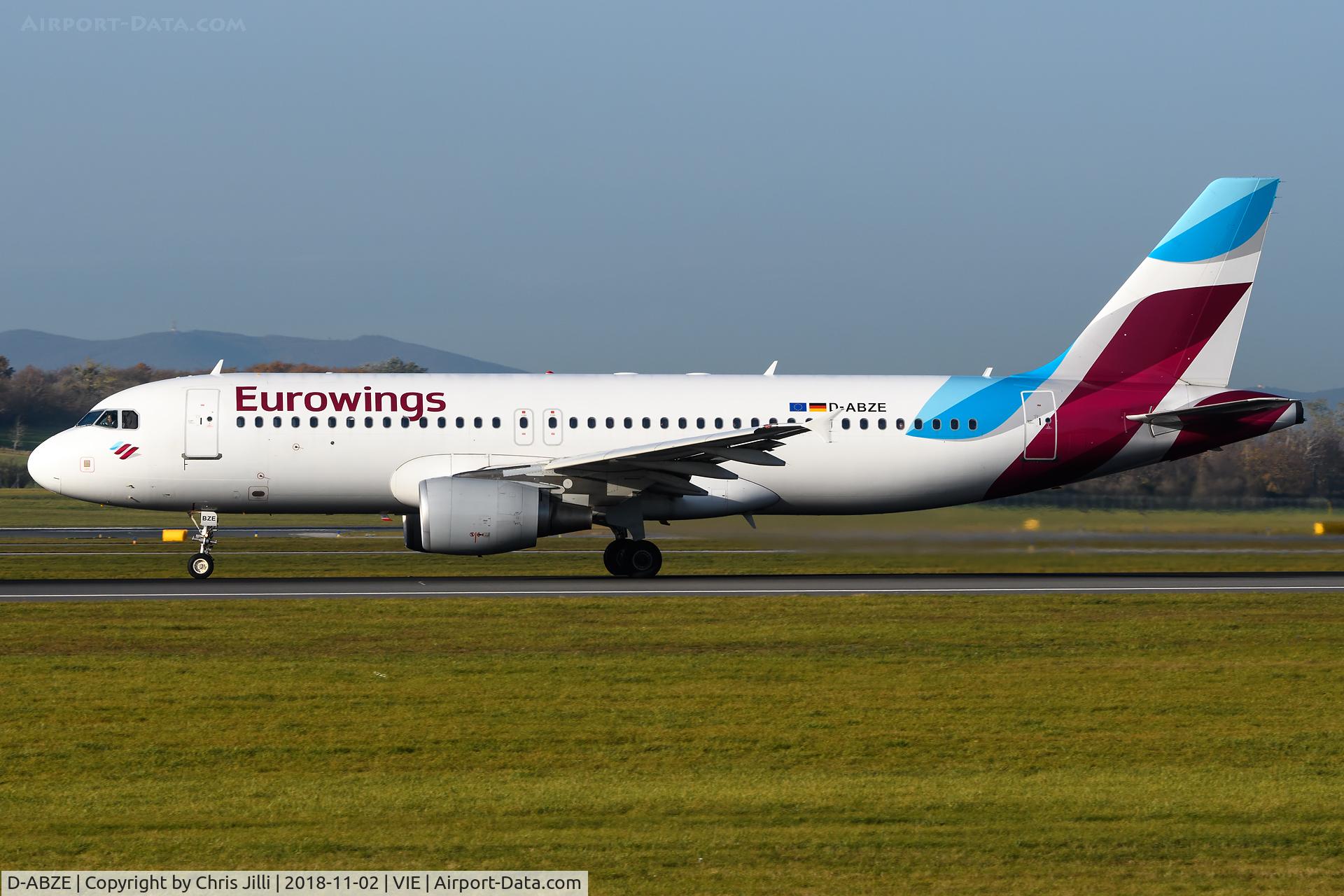 D-ABZE, 2008 Airbus A320-216 C/N 3464, Eurowings