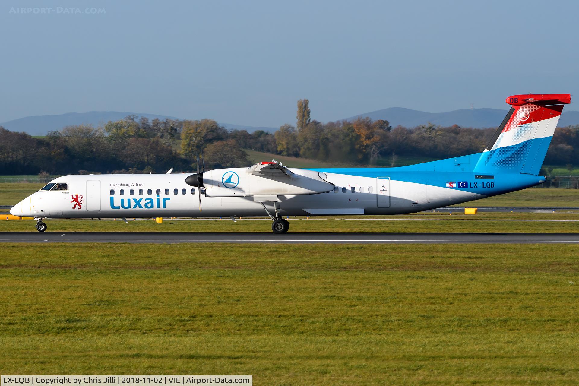LX-LQB, 2015 De Havilland Canada DHC-8-402Q Dash 8 C/N 4512, Luxair